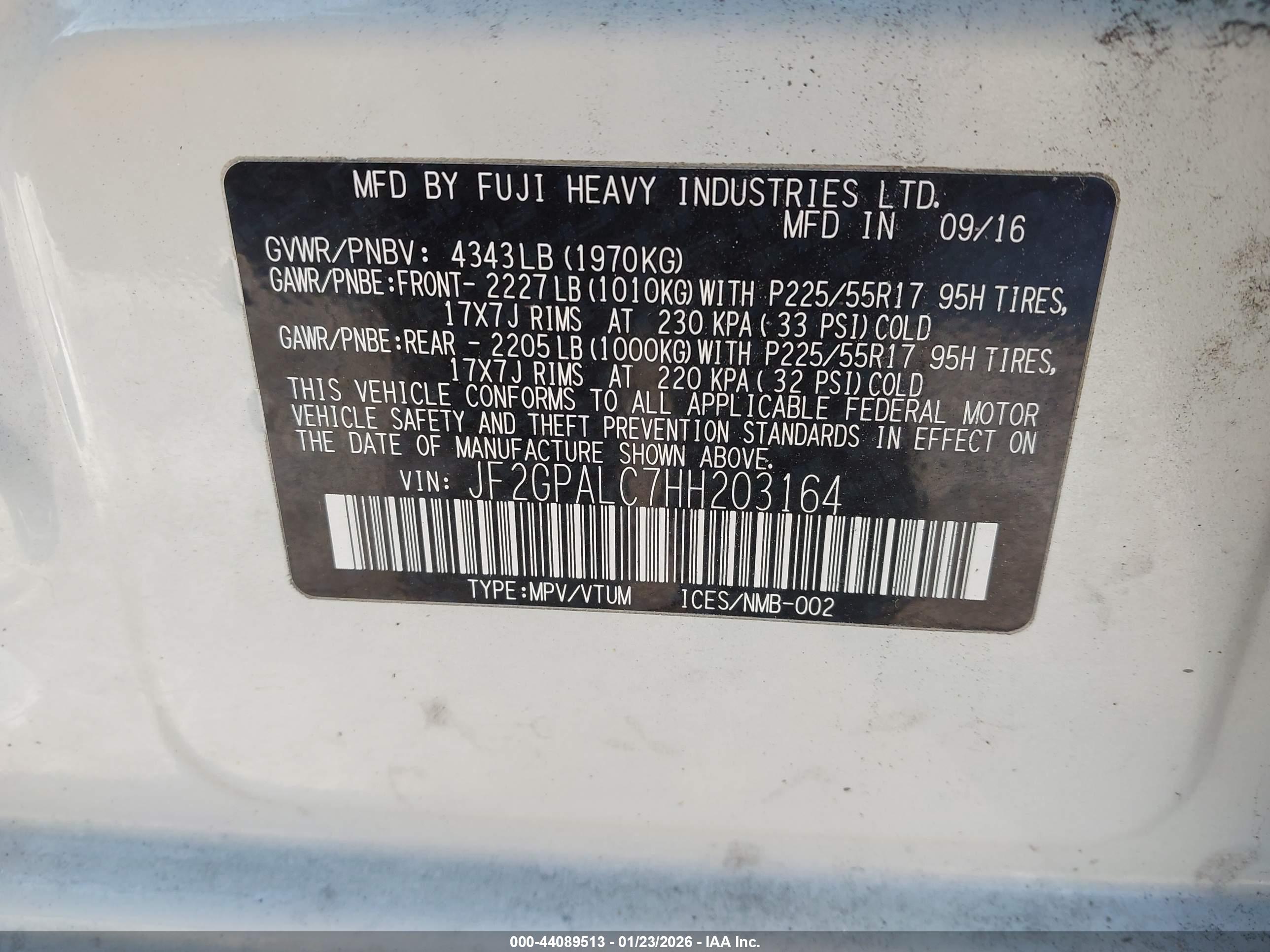 SUBARU CROSSTREK image 9