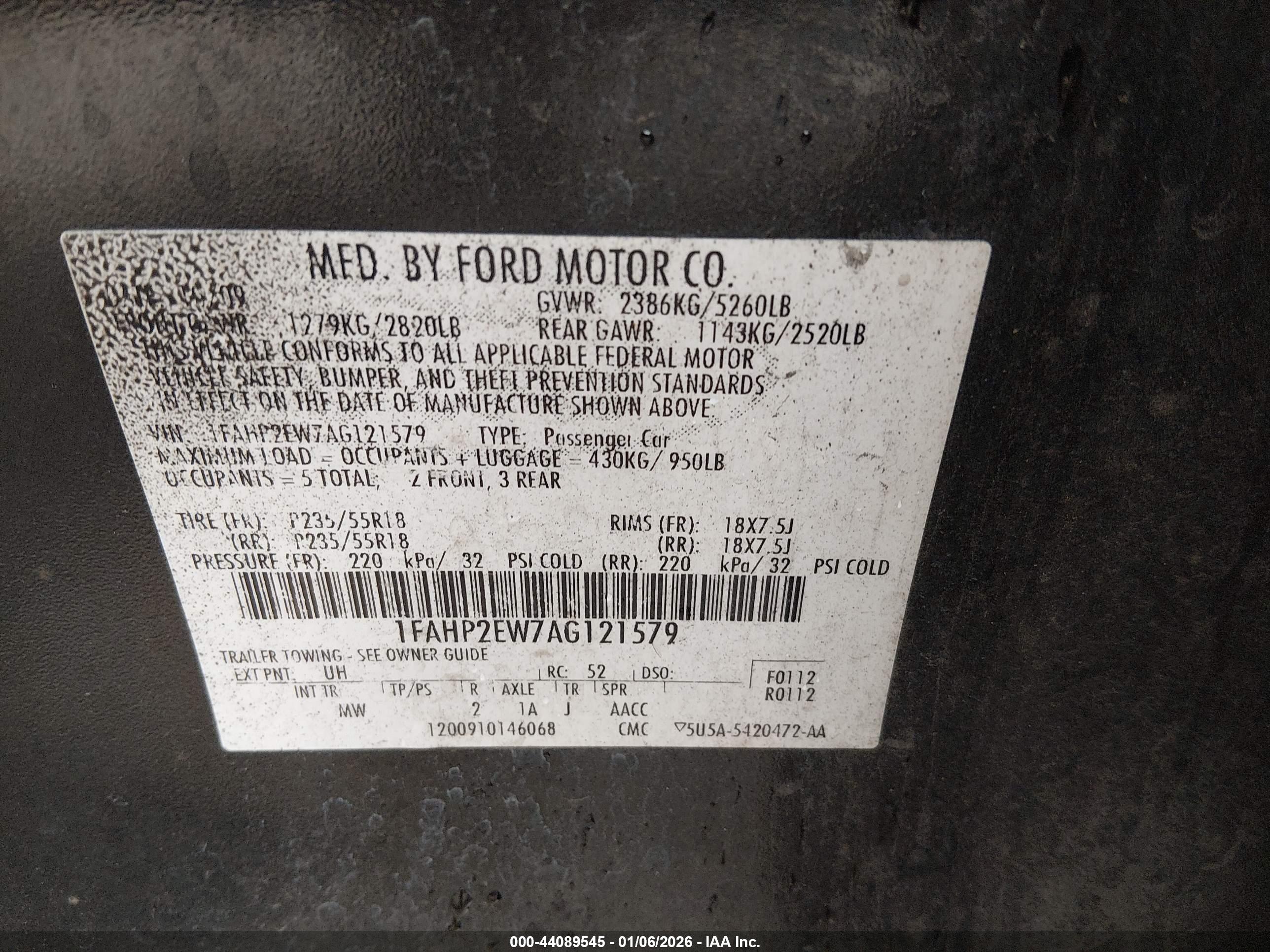 FORD TAURUS image 9