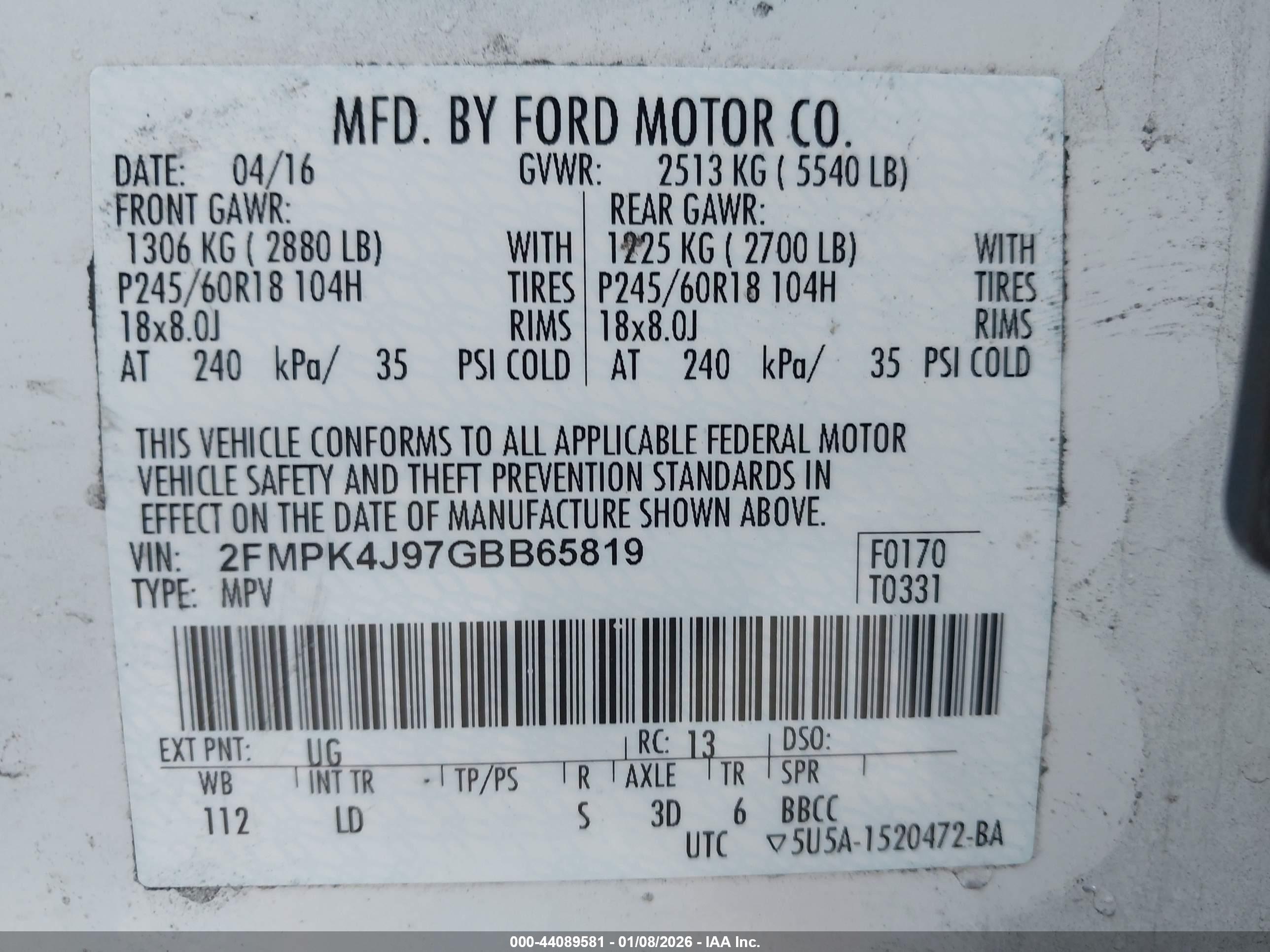 FORD EDGE image 9