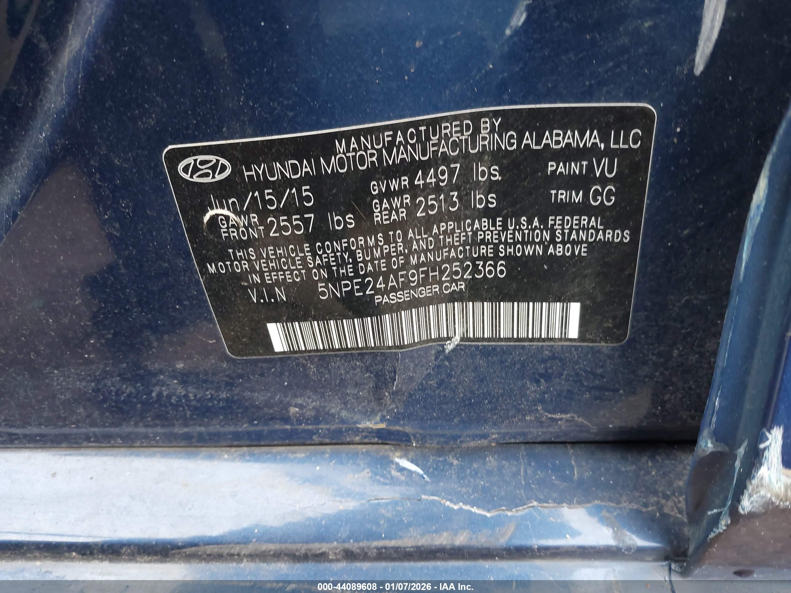 HYUNDAI SONATA image 9