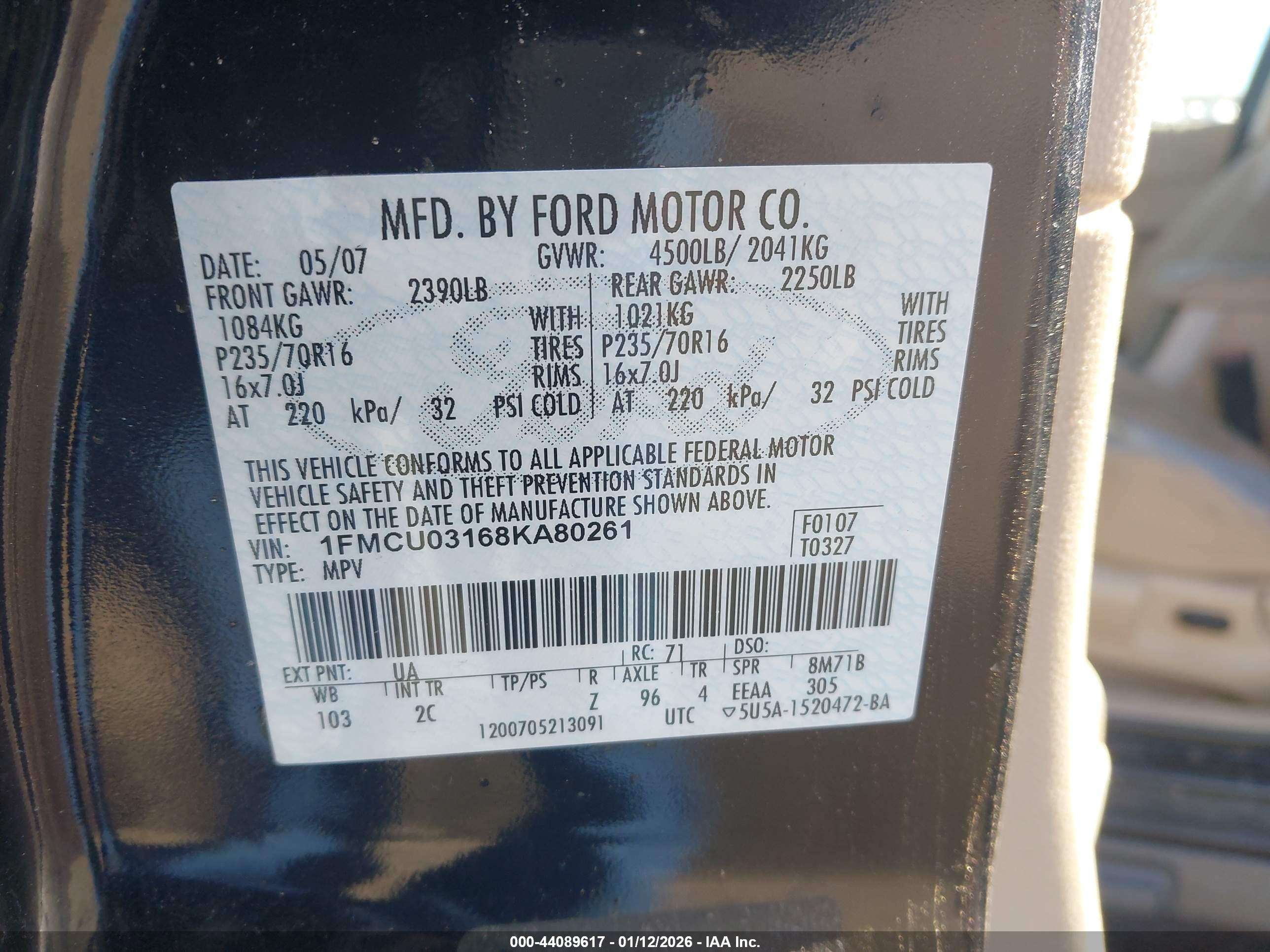 FORD ESCAPE image 9