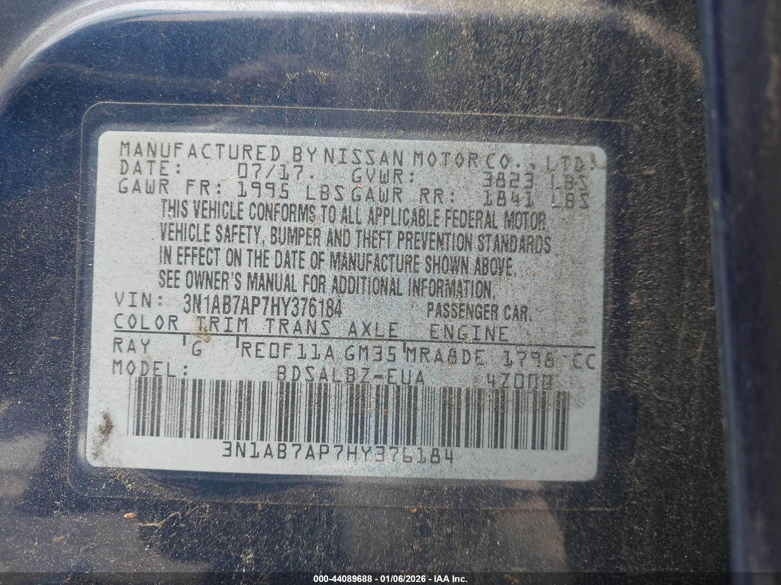 NISSAN SENTRA image 9