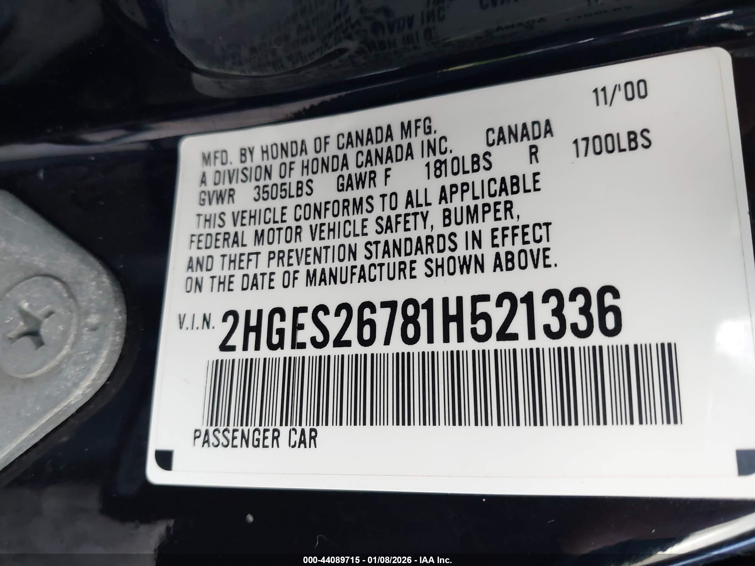 HONDA CIVIC image 9