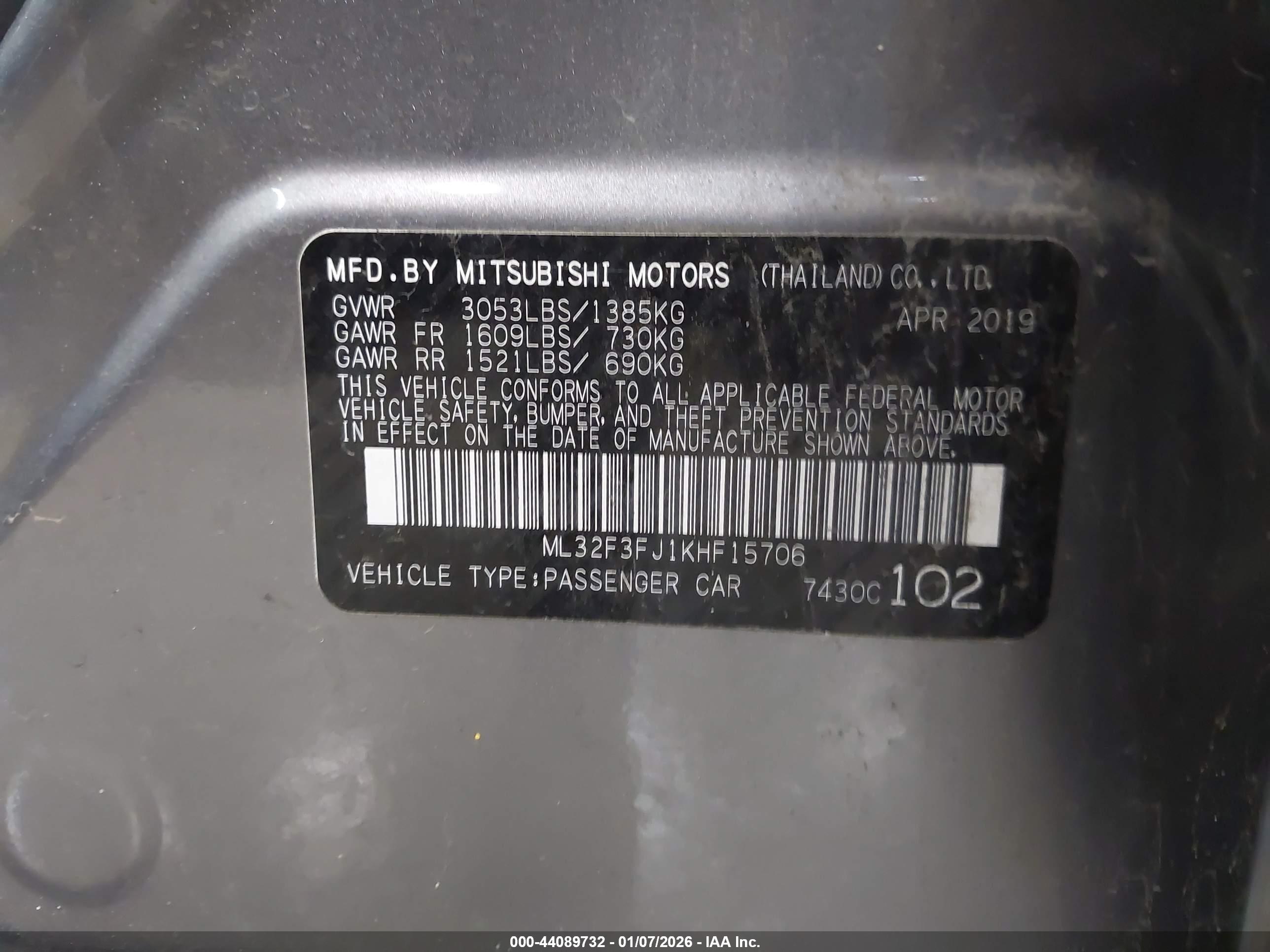 MITSUBISHI MIRAGE image 9
