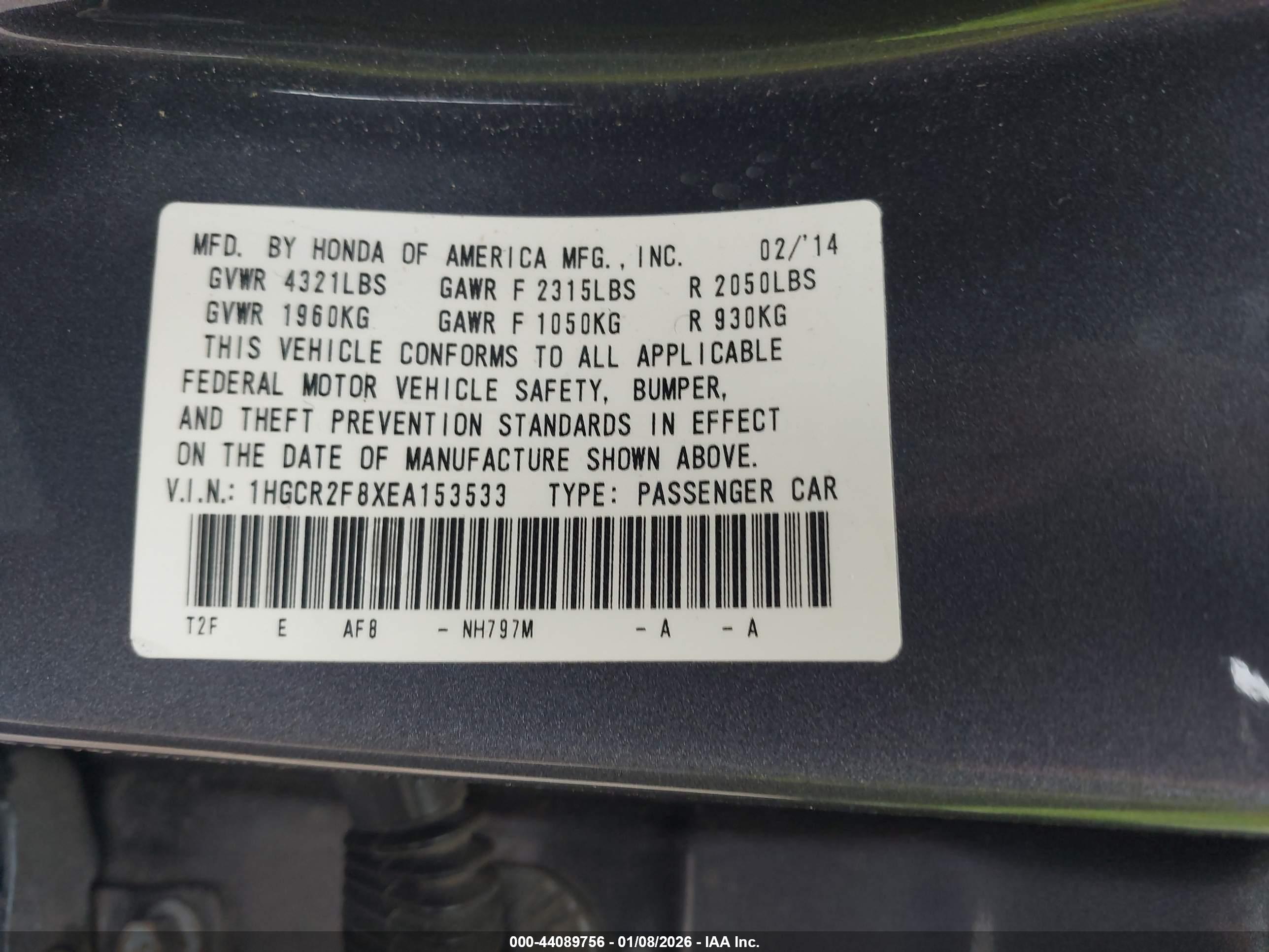 HONDA ACCORD image 9