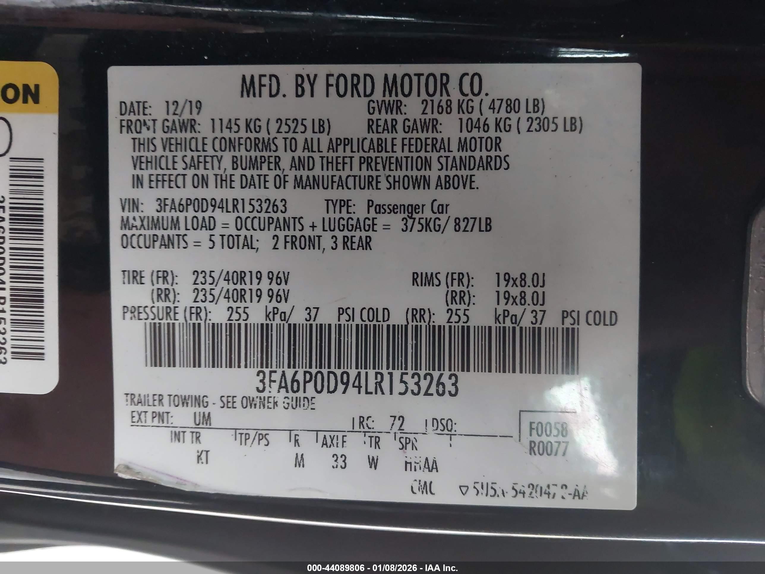 FORD FUSION image 9