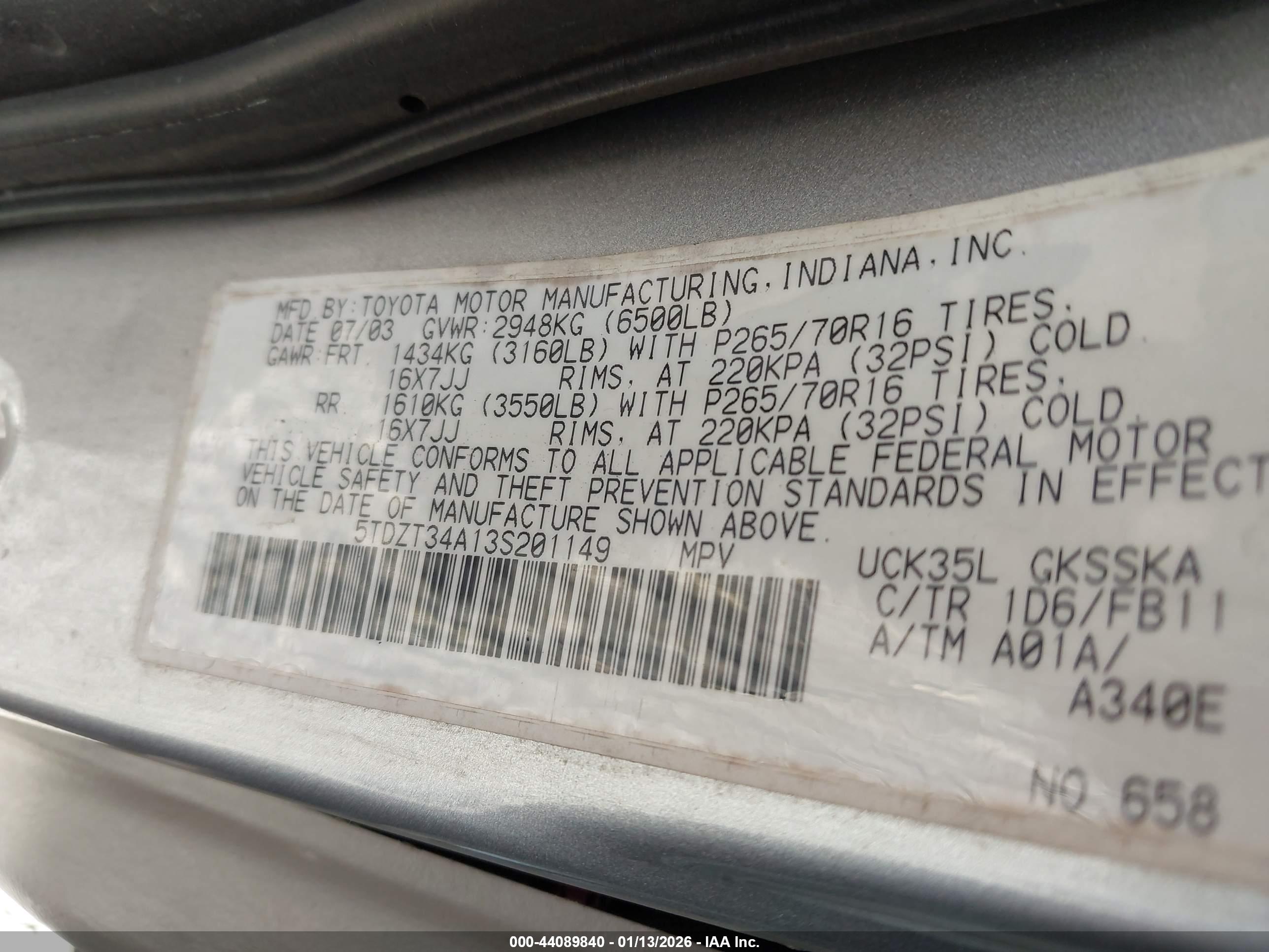 TOYOTA SEQUOIA image 9
