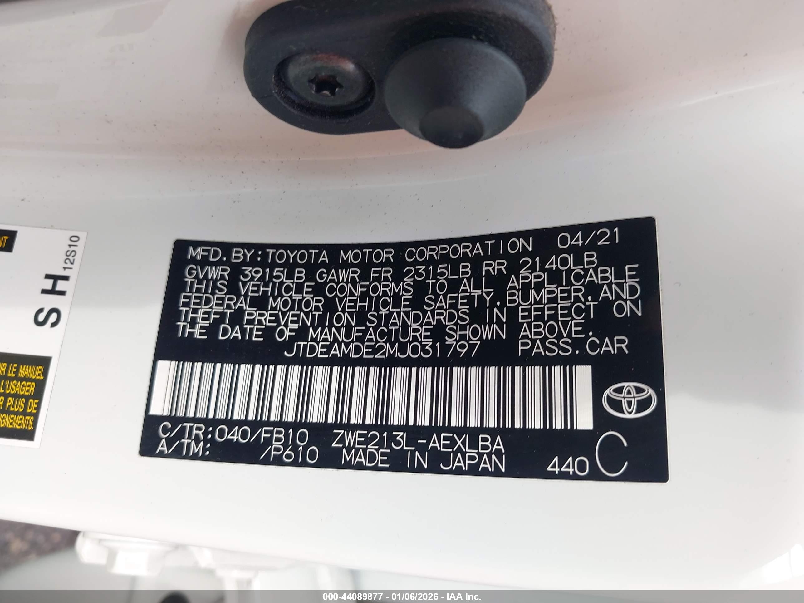 TOYOTA COROLLA image 9