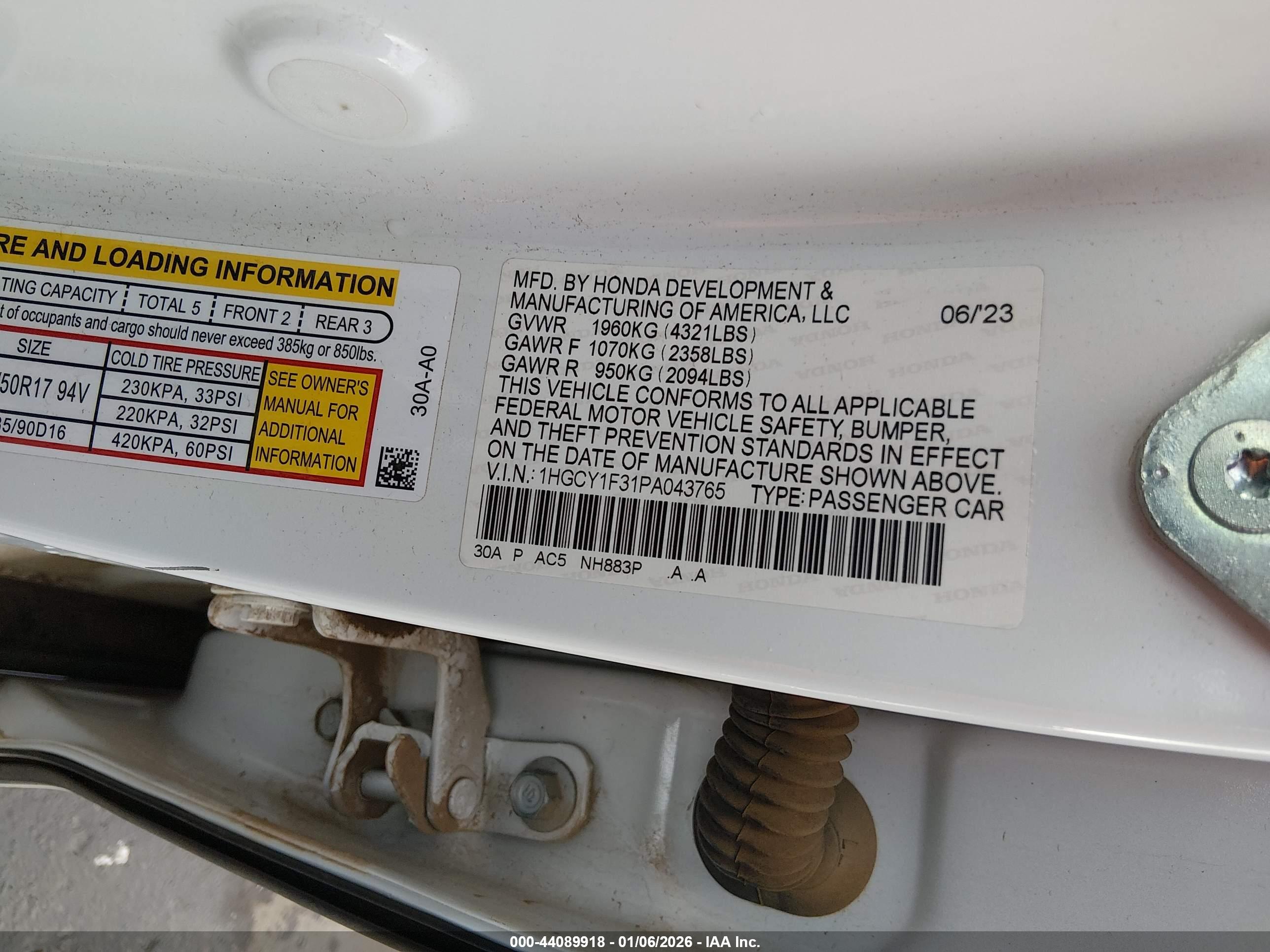 HONDA ACCORD image 9