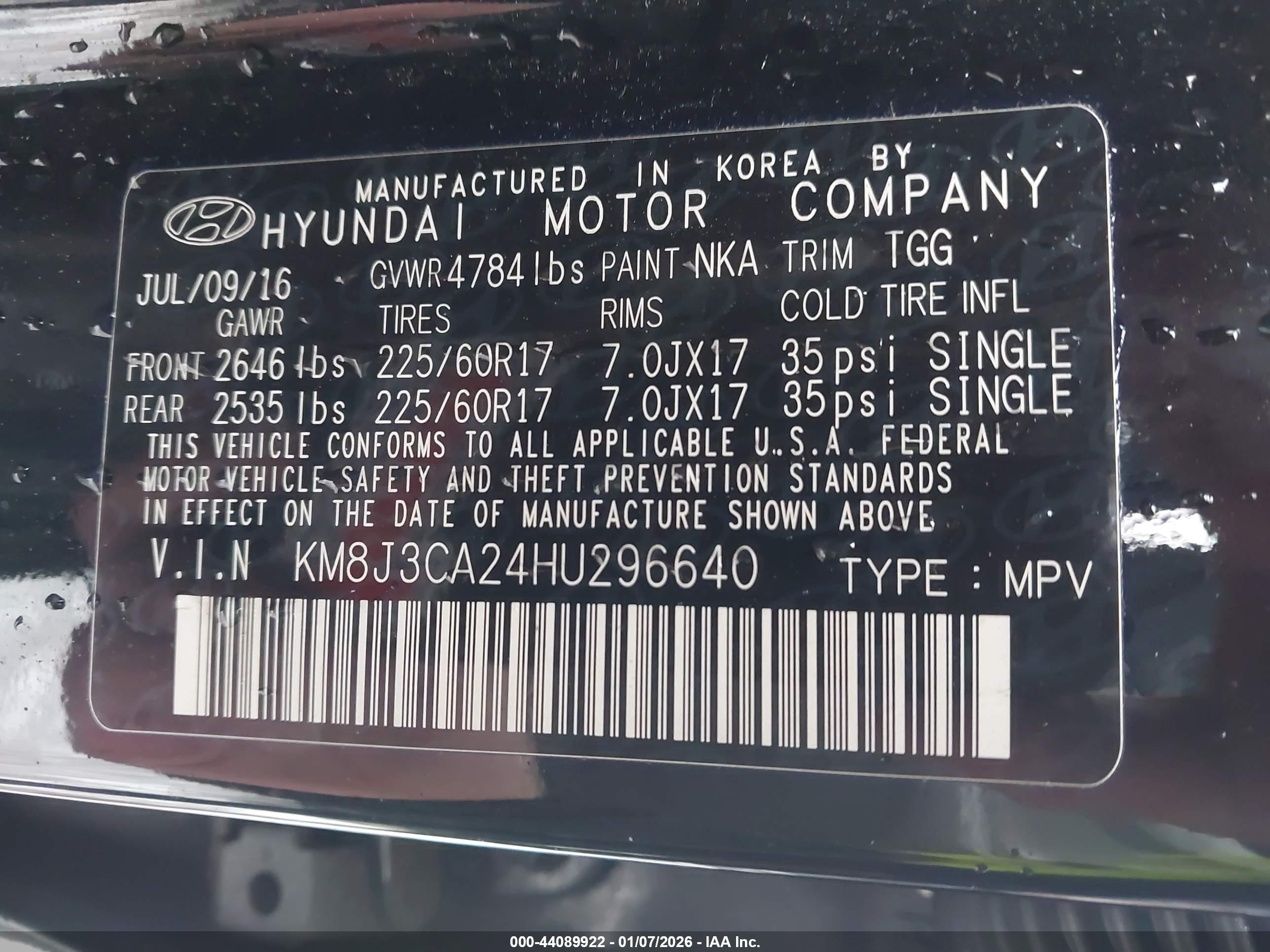 HYUNDAI TUCSON image 9