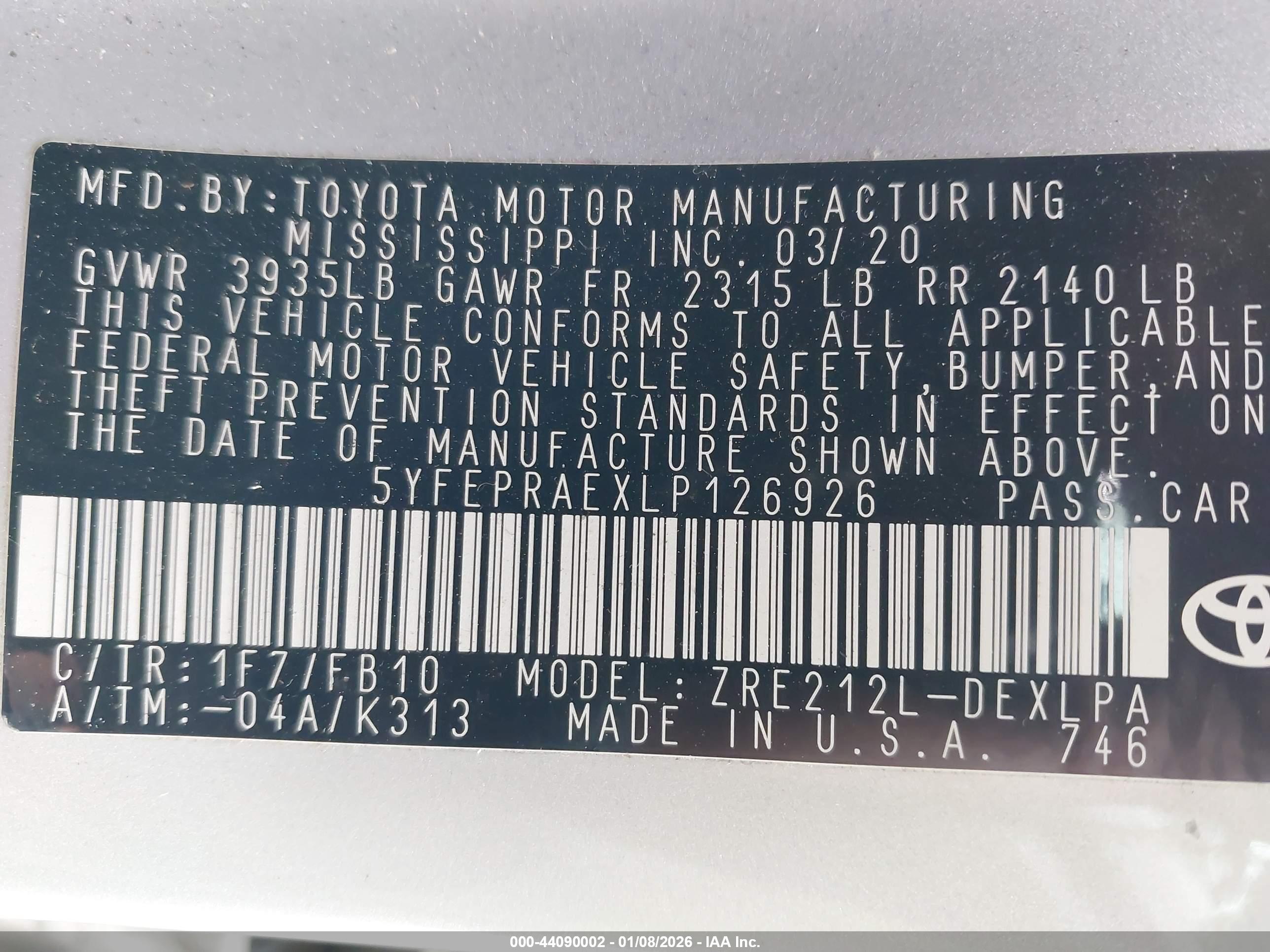 TOYOTA COROLLA image 9