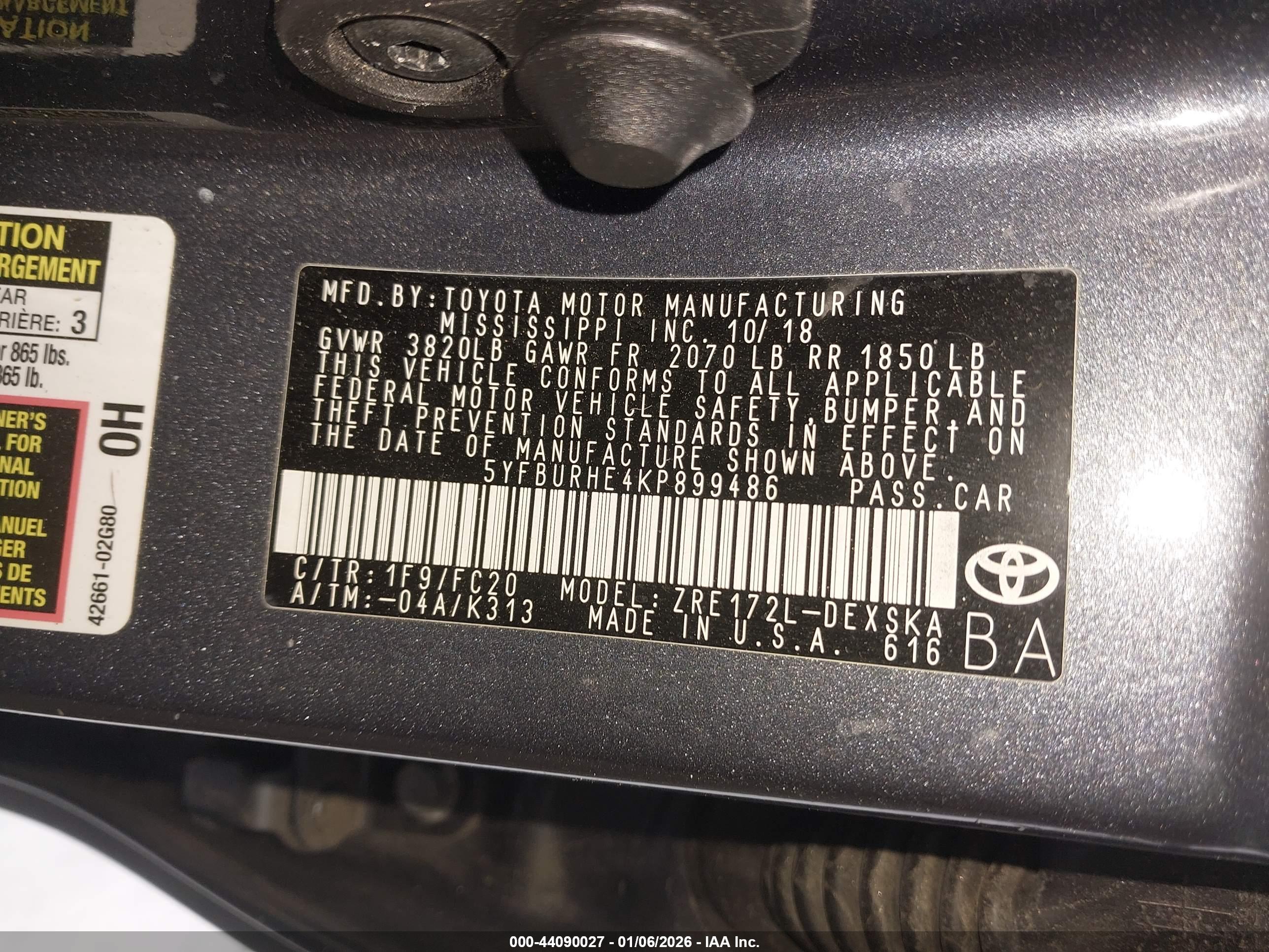 TOYOTA COROLLA image 9