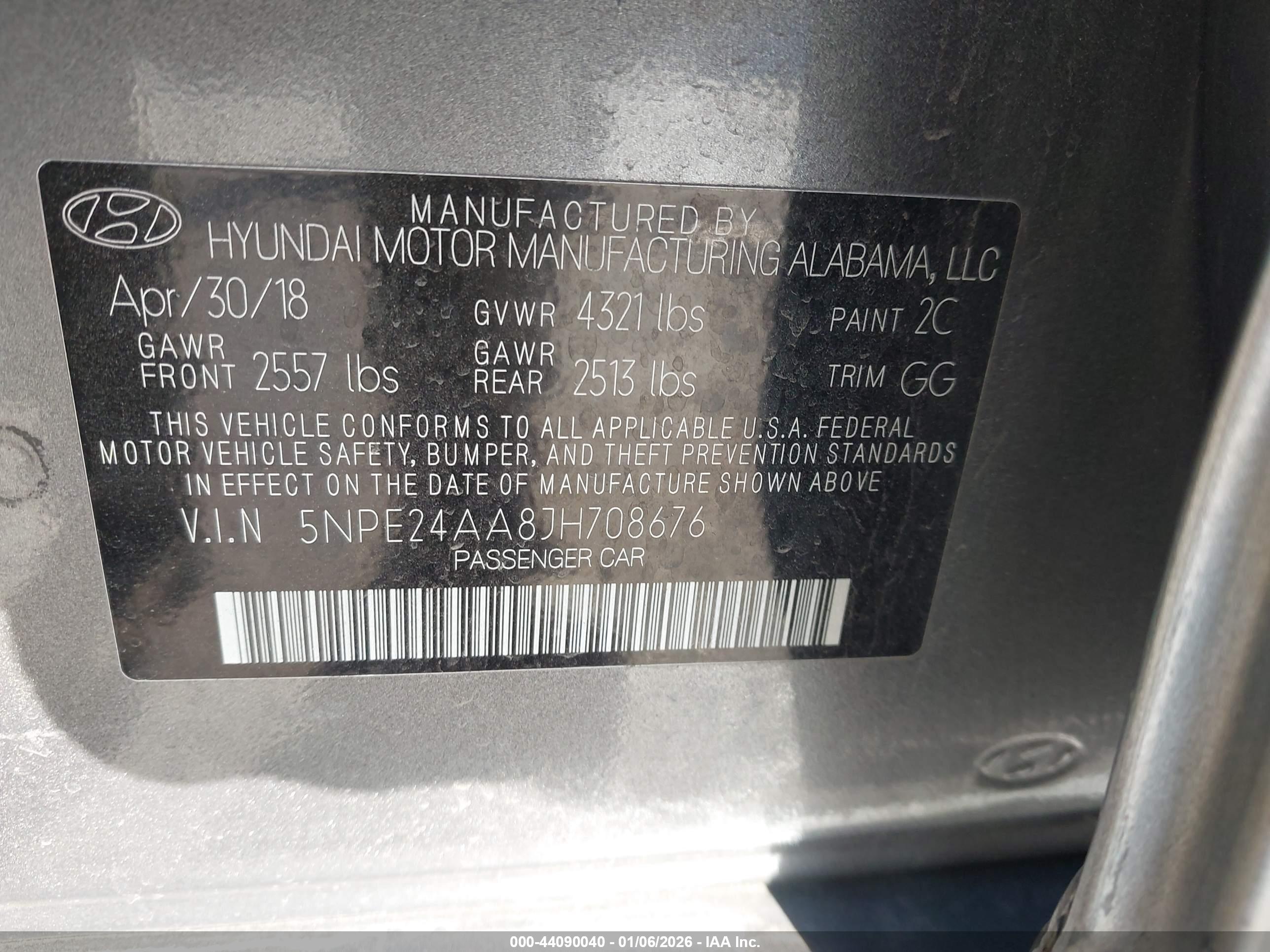 HYUNDAI SONATA image 9
