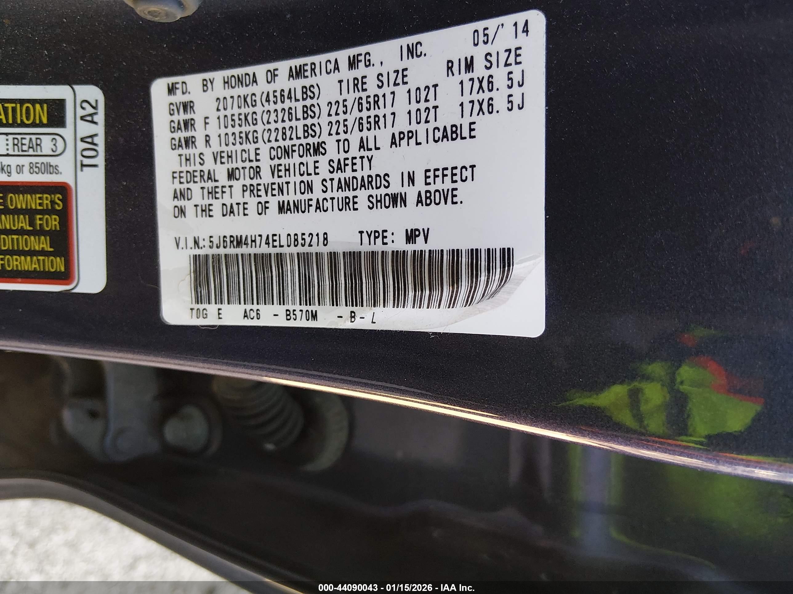 HONDA CR-V image 9