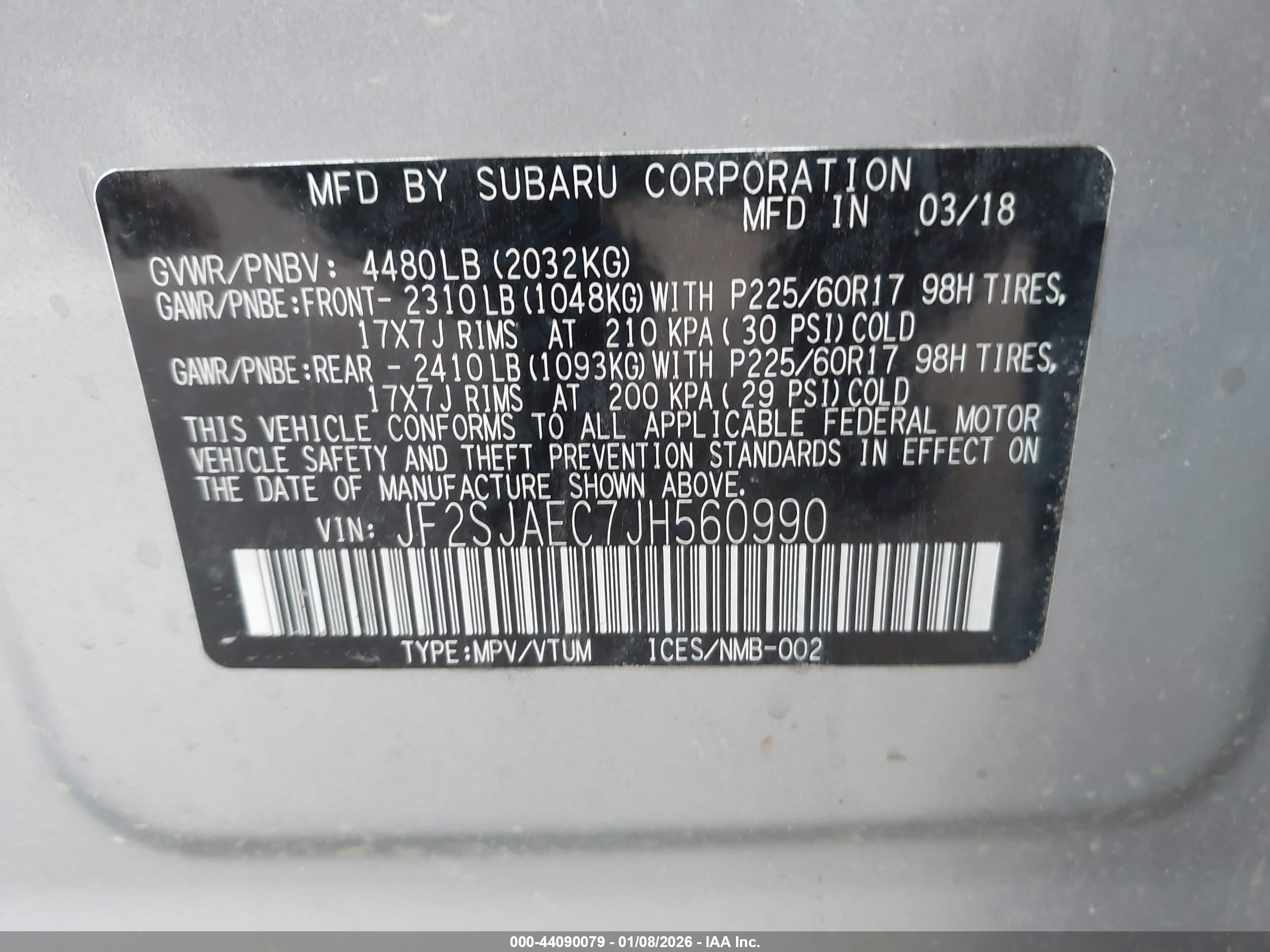 SUBARU FORESTER image 9