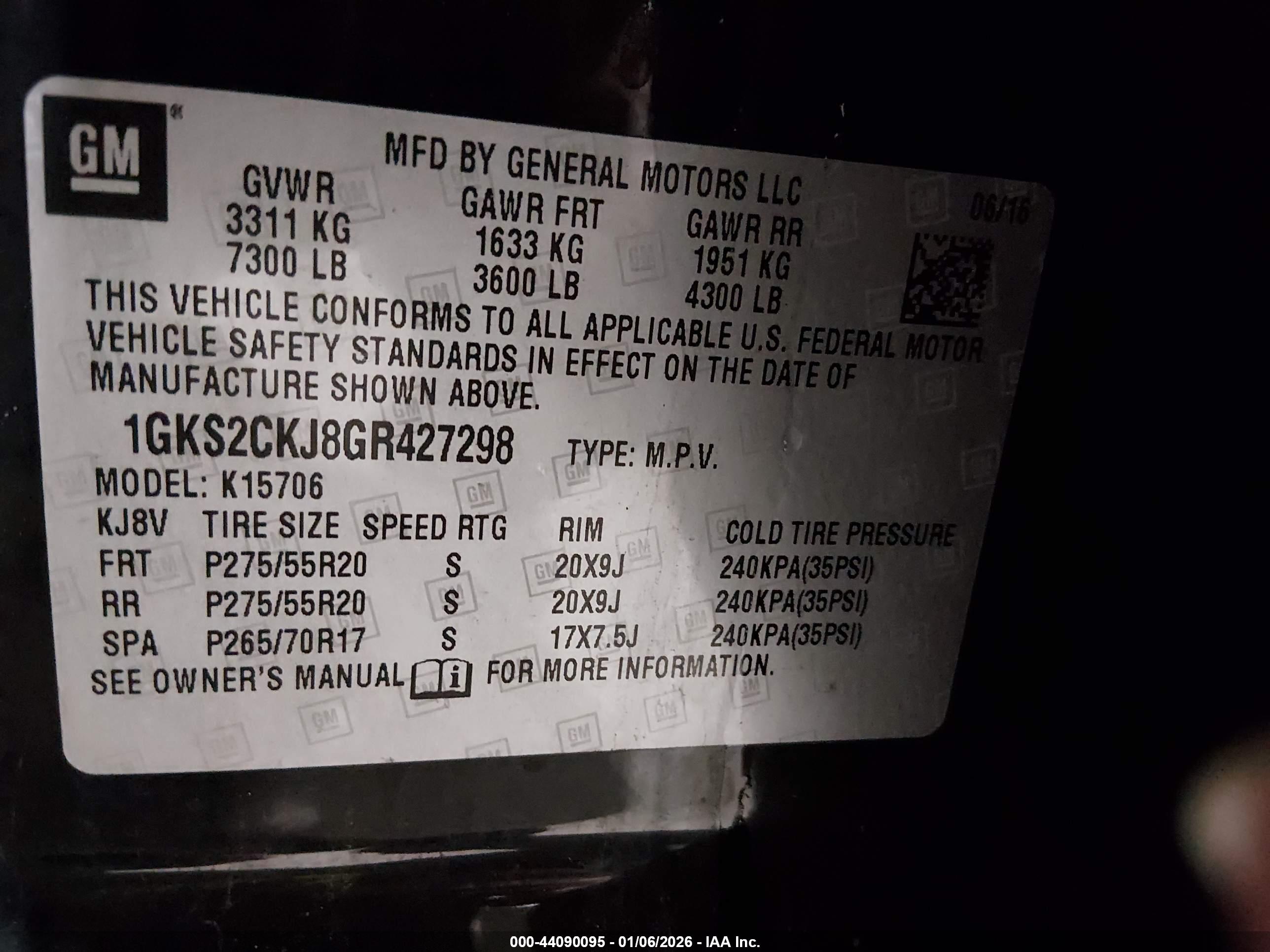 GMC YUKON image 9