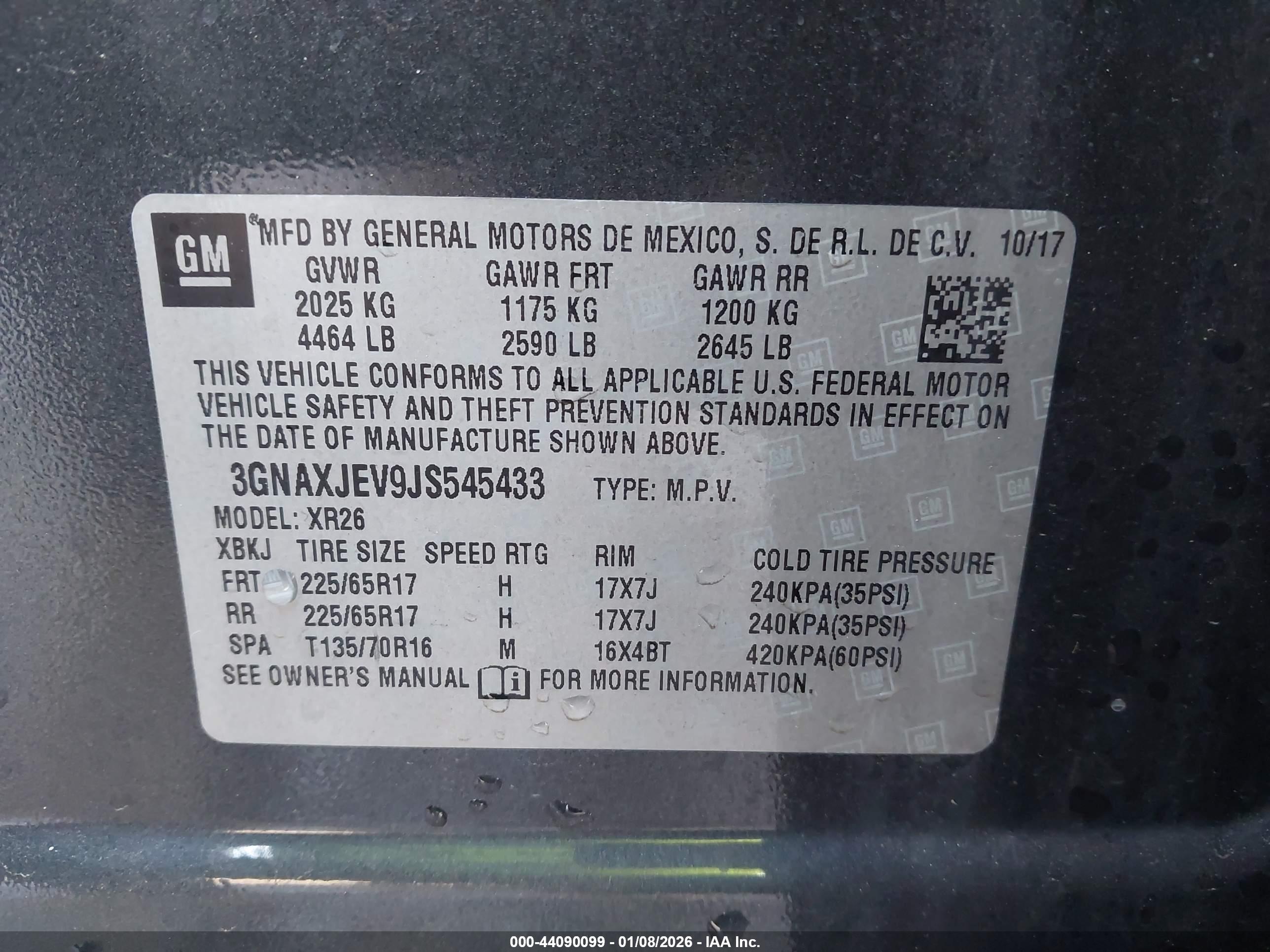 CHEVROLET EQUINOX image 9