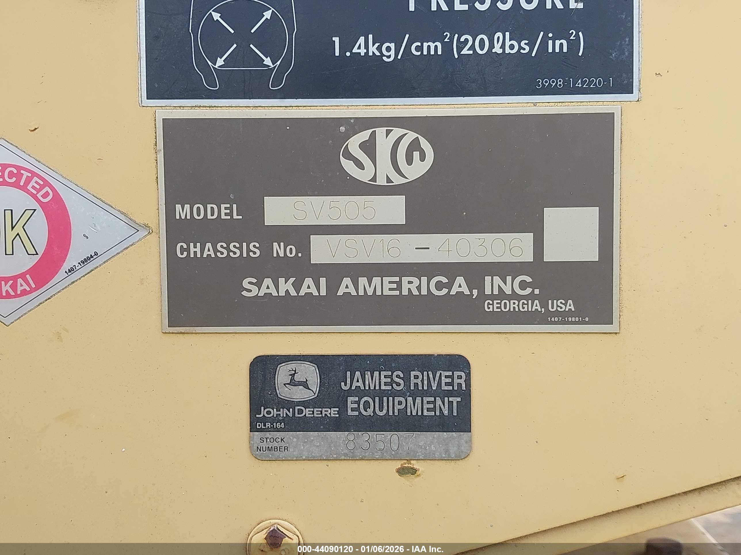SAKAI SV505 image 9