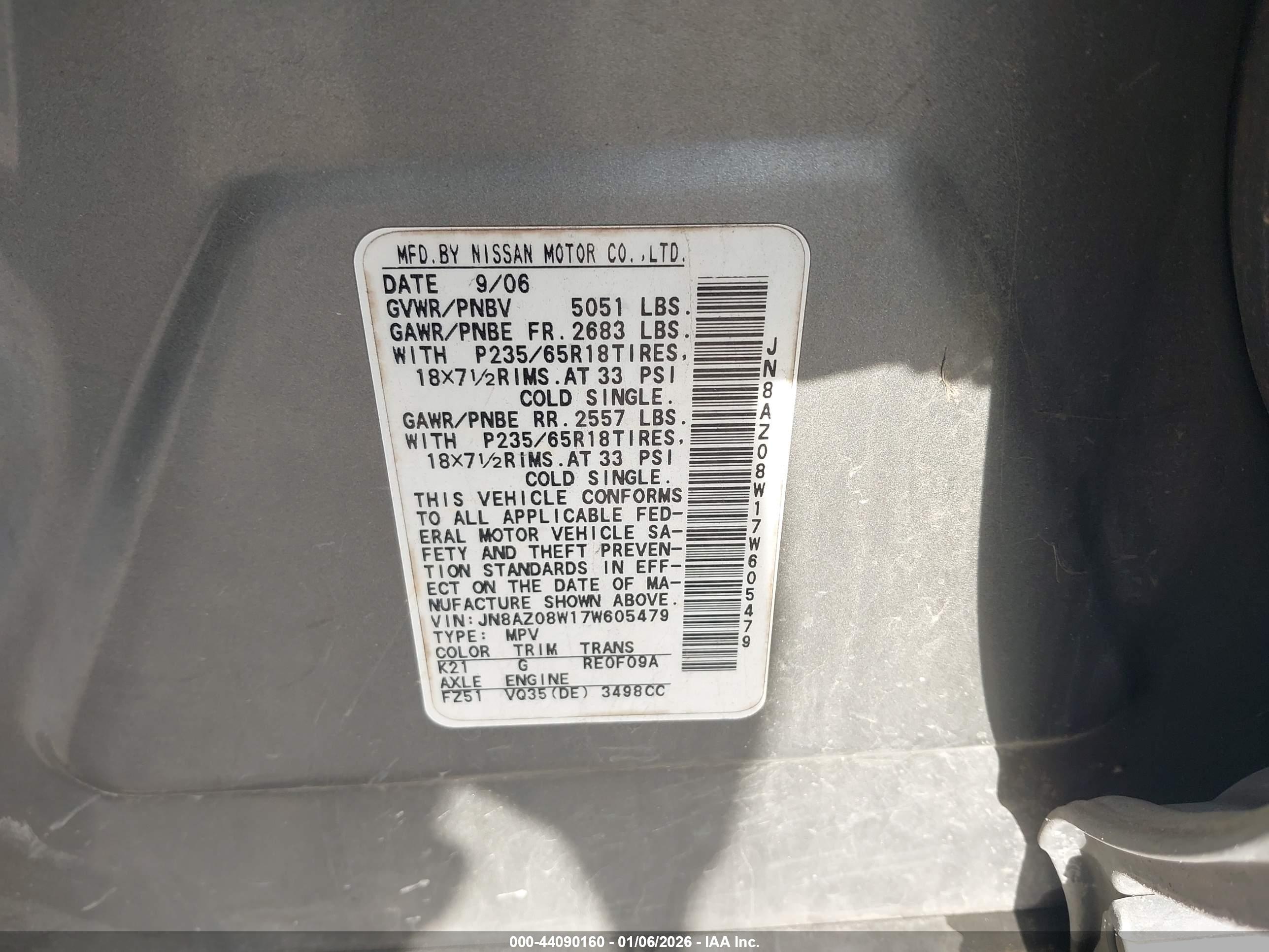 NISSAN MURANO image 9
