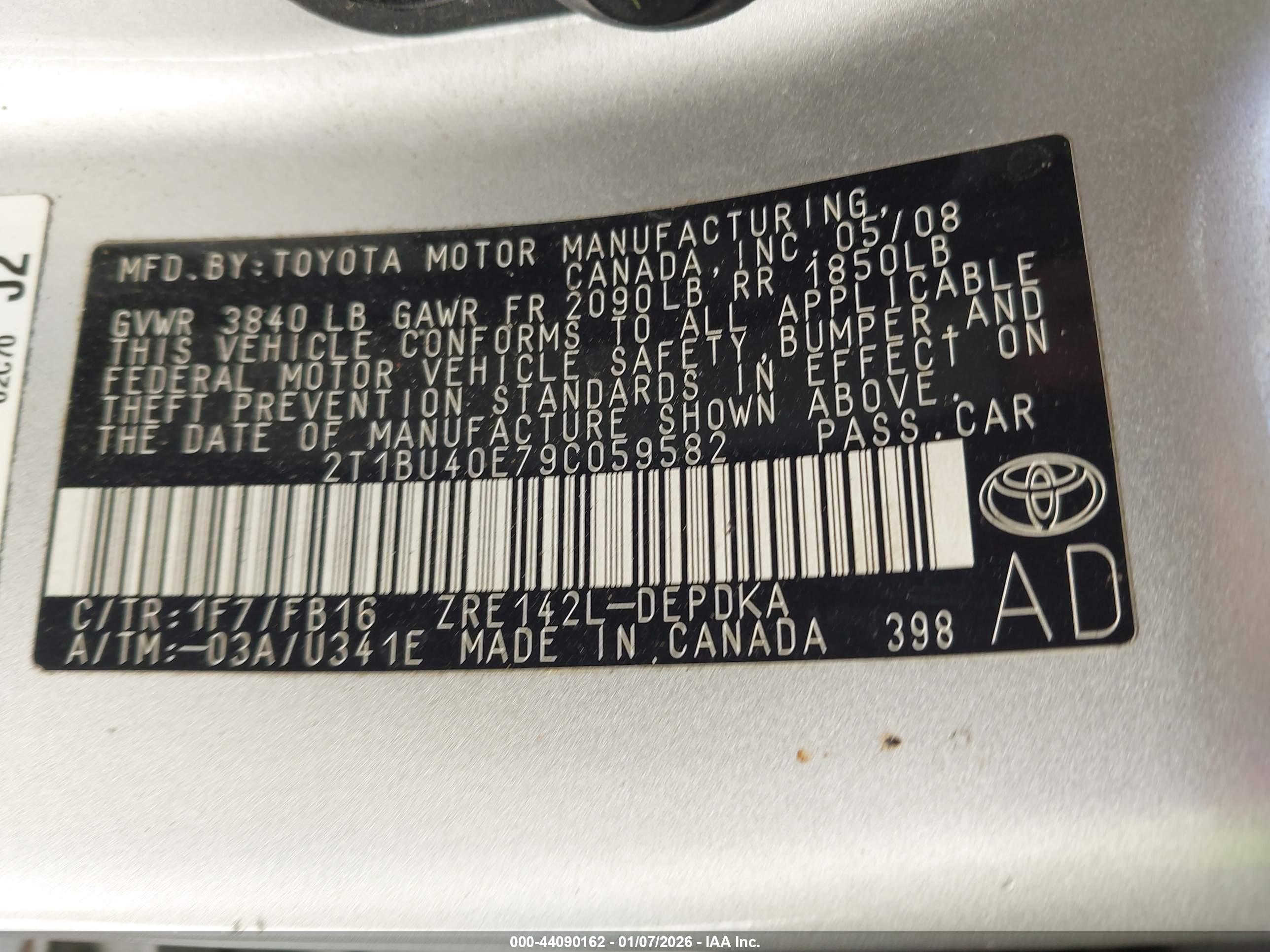 TOYOTA COROLLA image 9