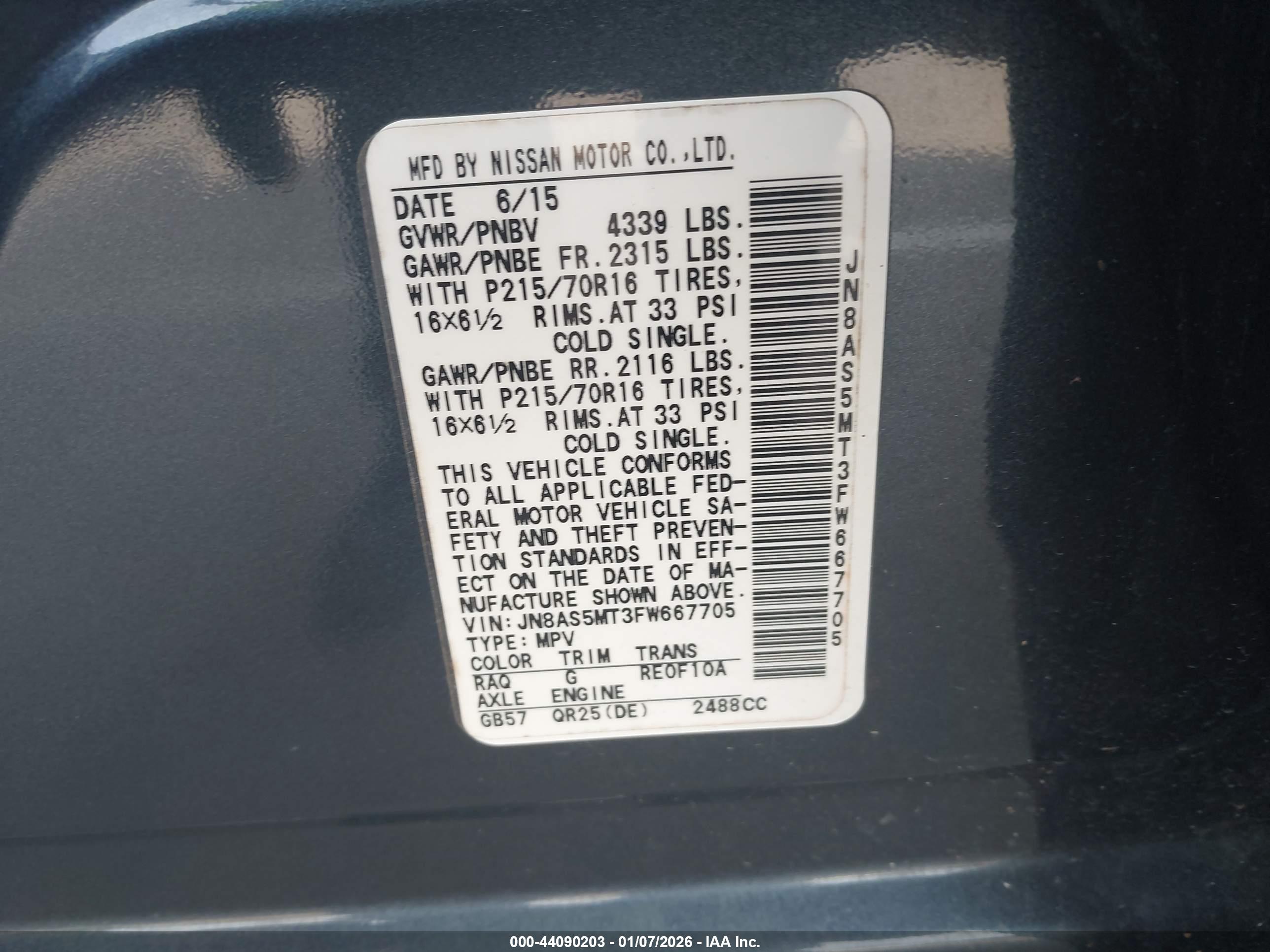 NISSAN ROGUE image 9