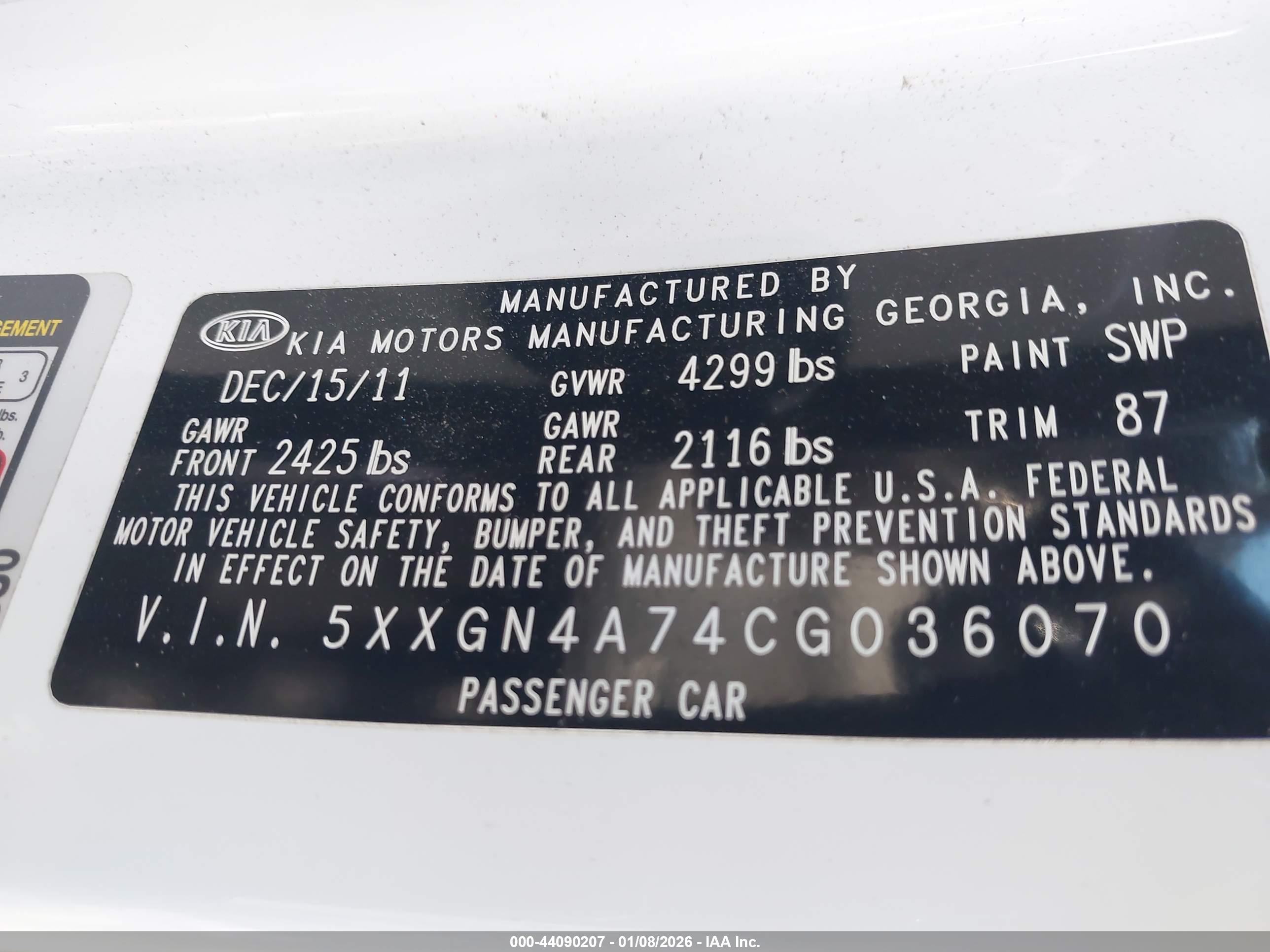 KIA OPTIMA image 9