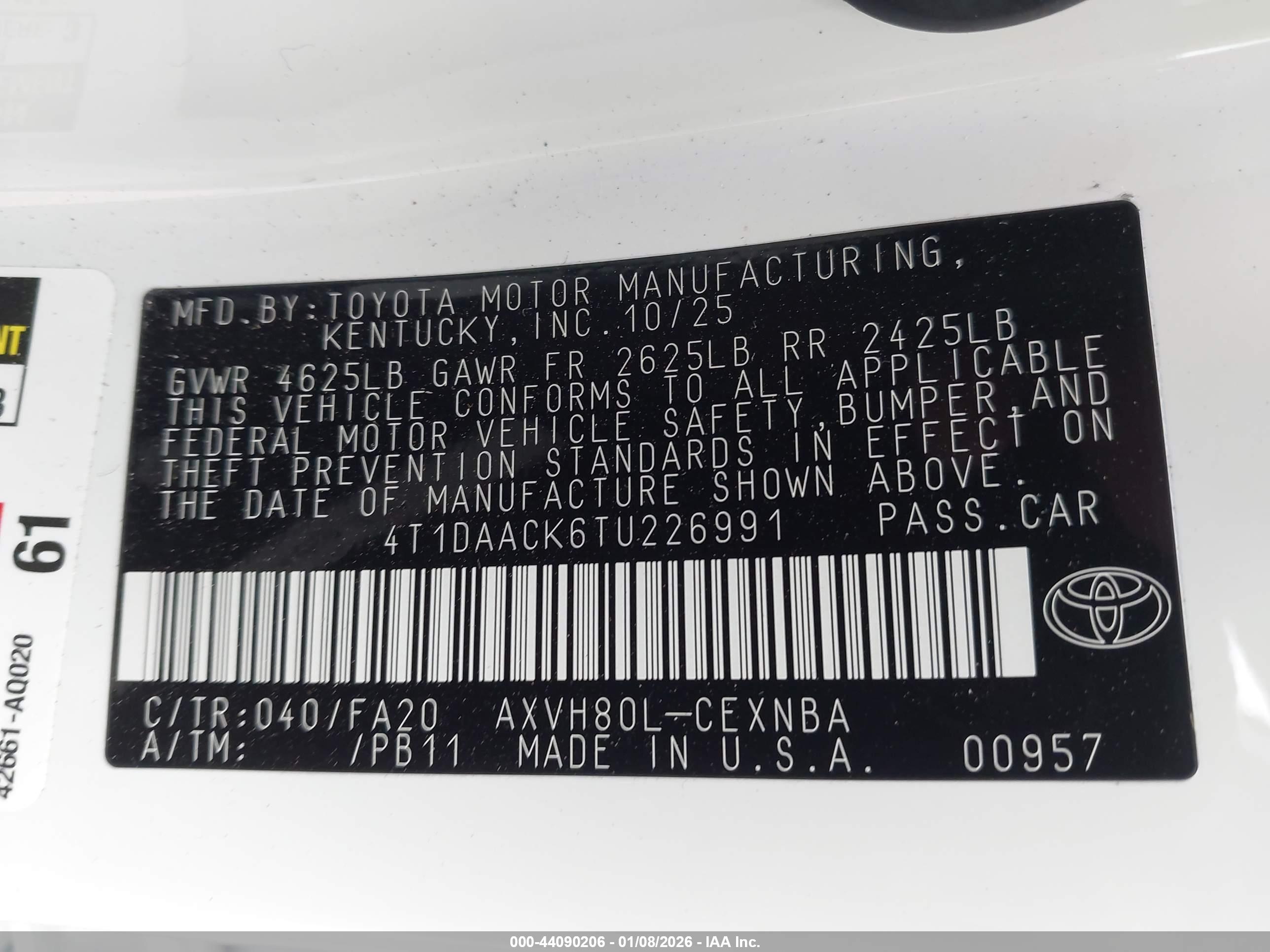 TOYOTA CAMRY image 9