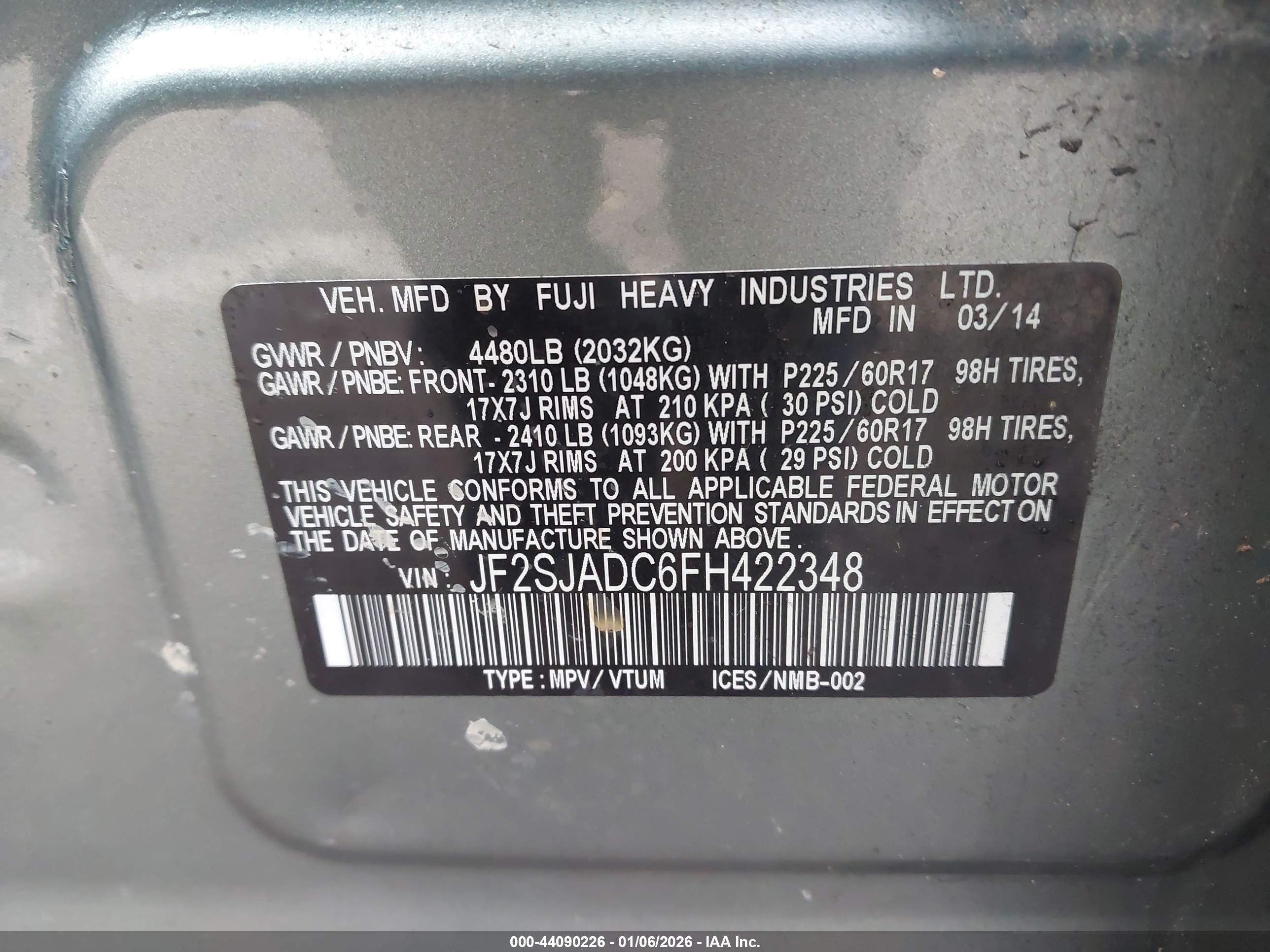SUBARU FORESTER image 9