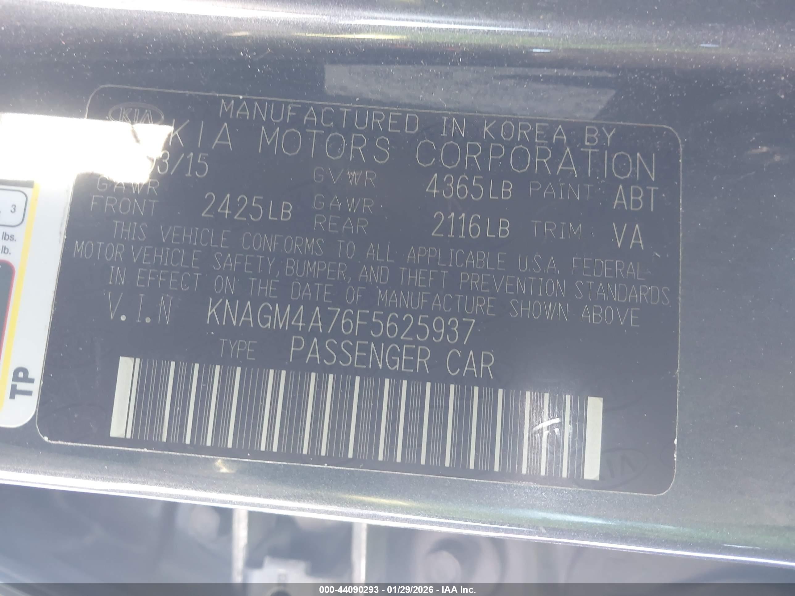 KIA OPTIMA image 9