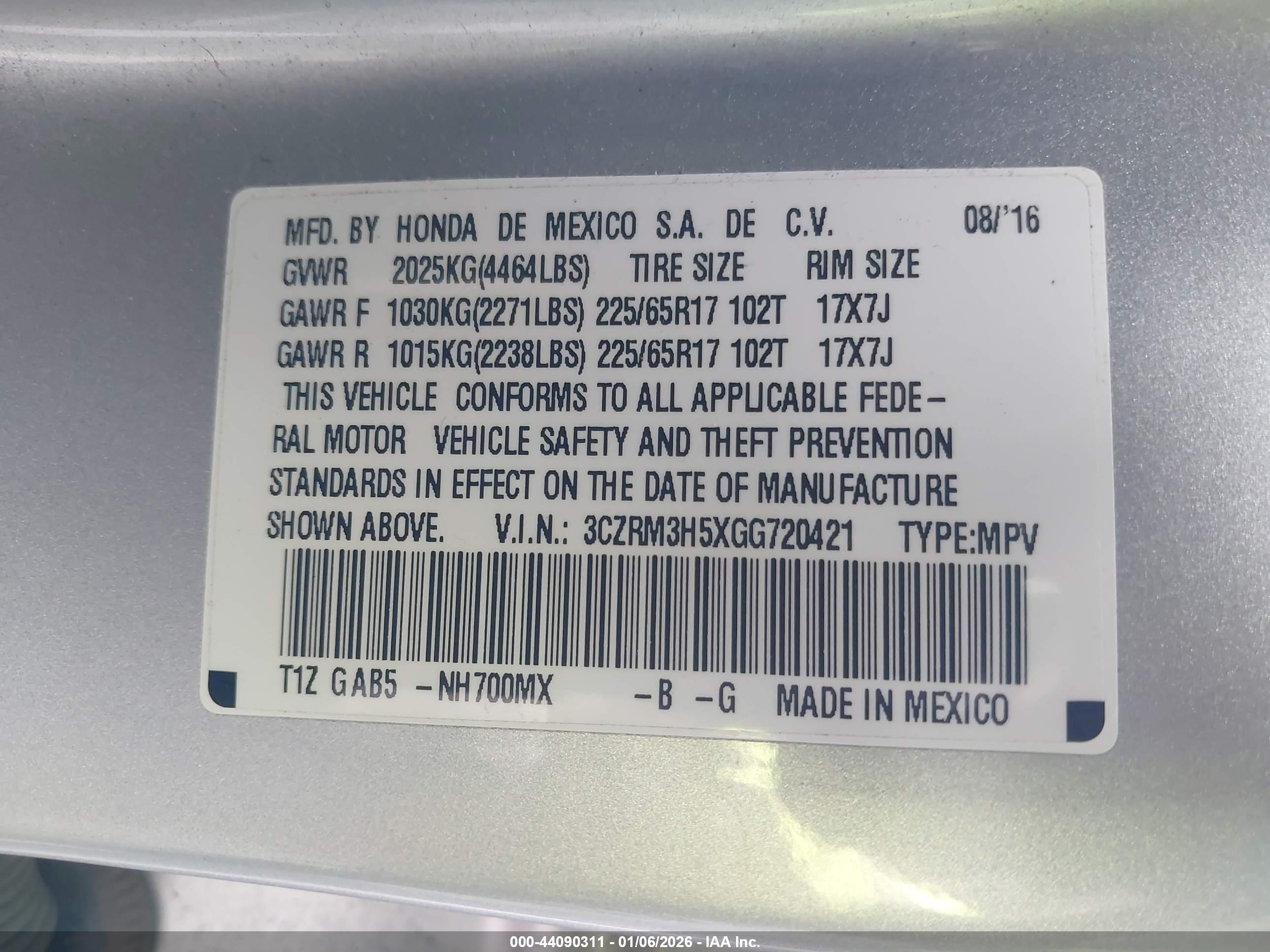 HONDA CR-V image 9