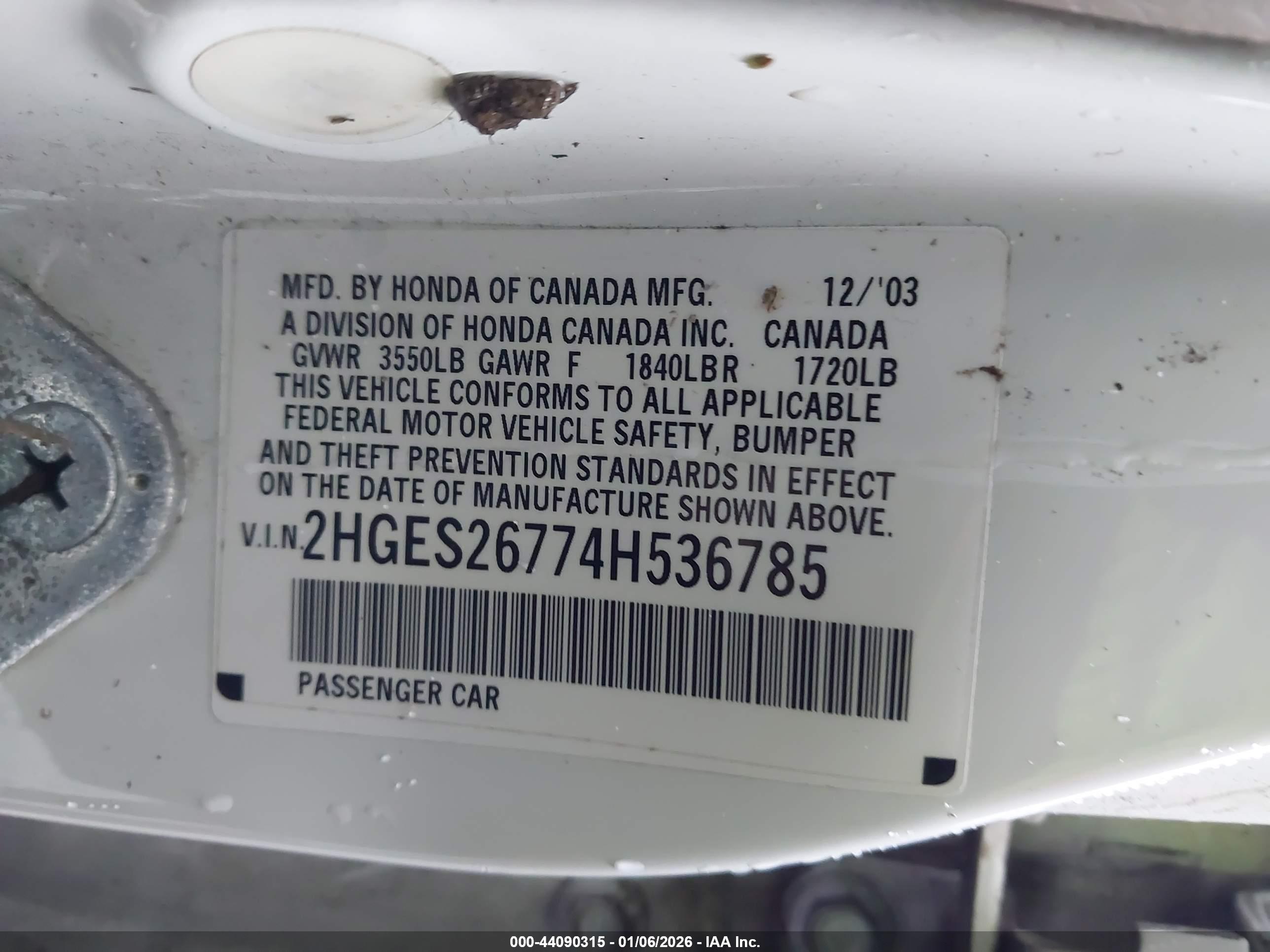 HONDA CIVIC image 9