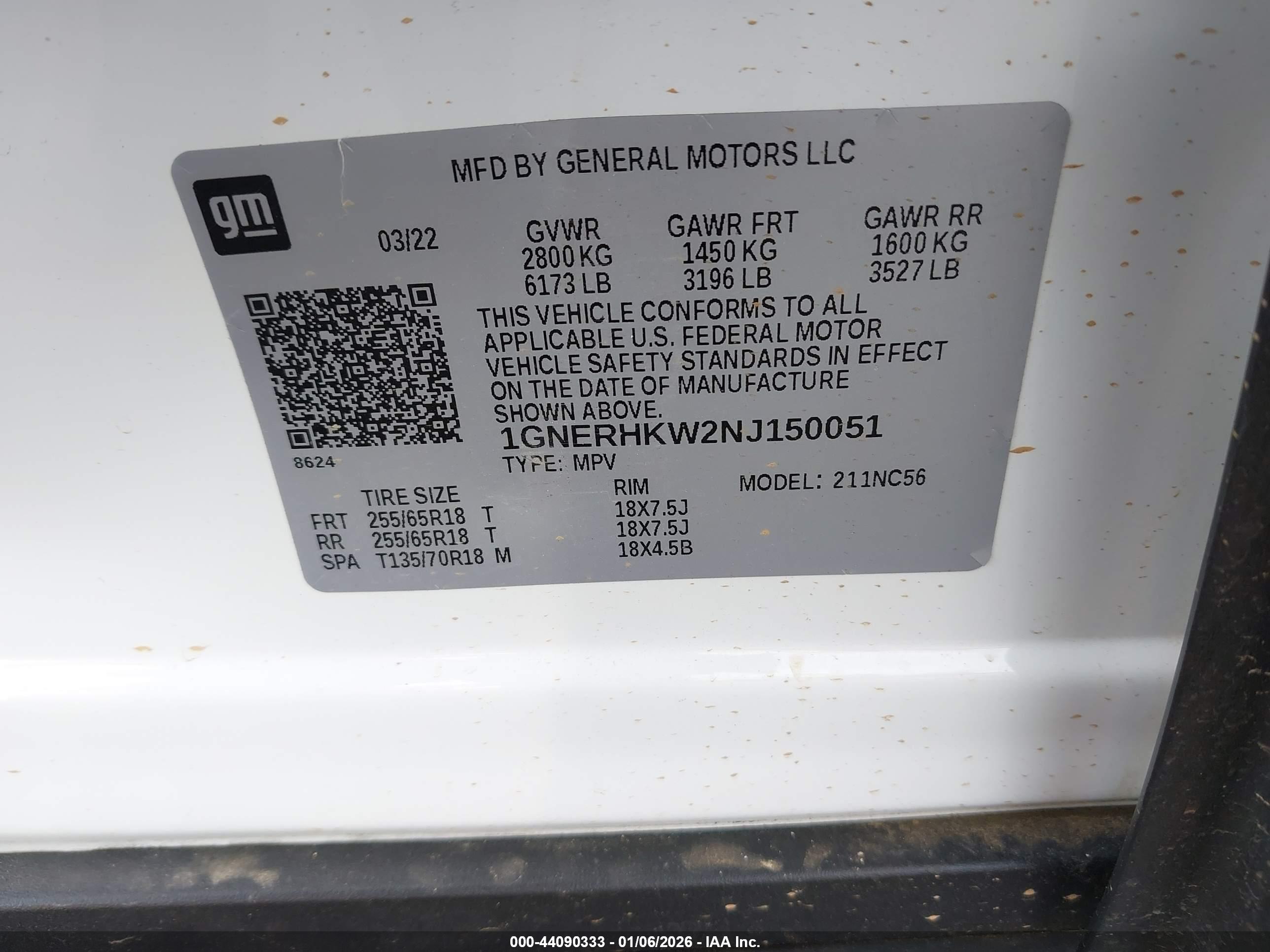 CHEVROLET TRAVERSE image 9