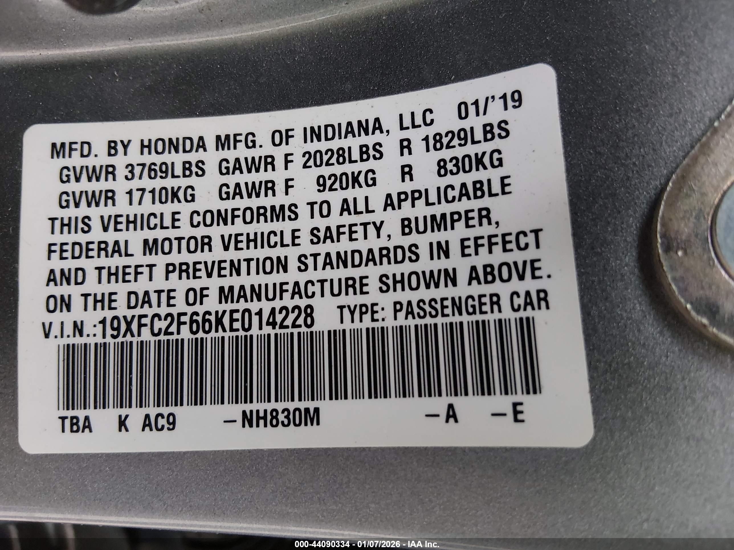 HONDA CIVIC image 9