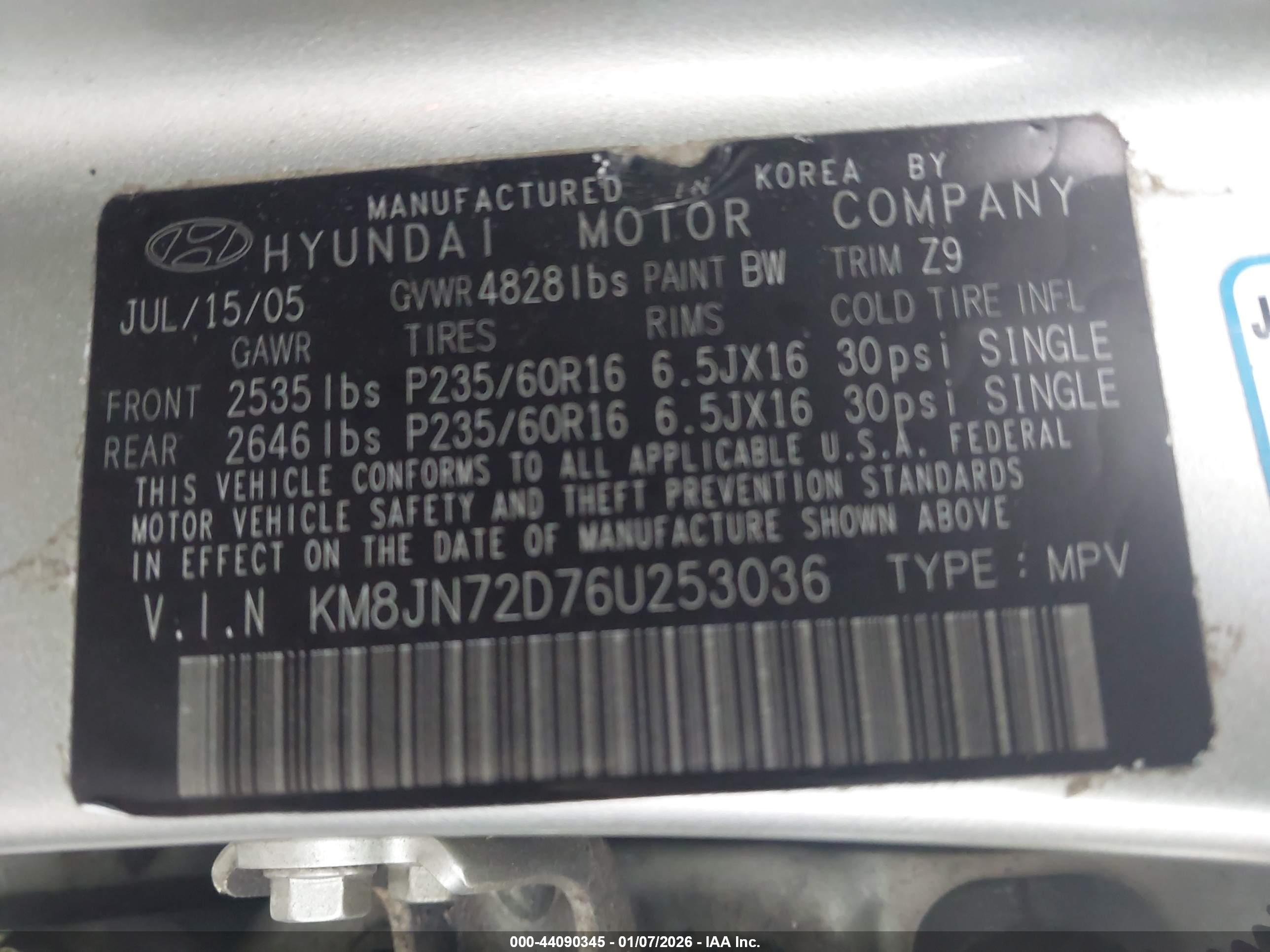 HYUNDAI TUCSON image 9