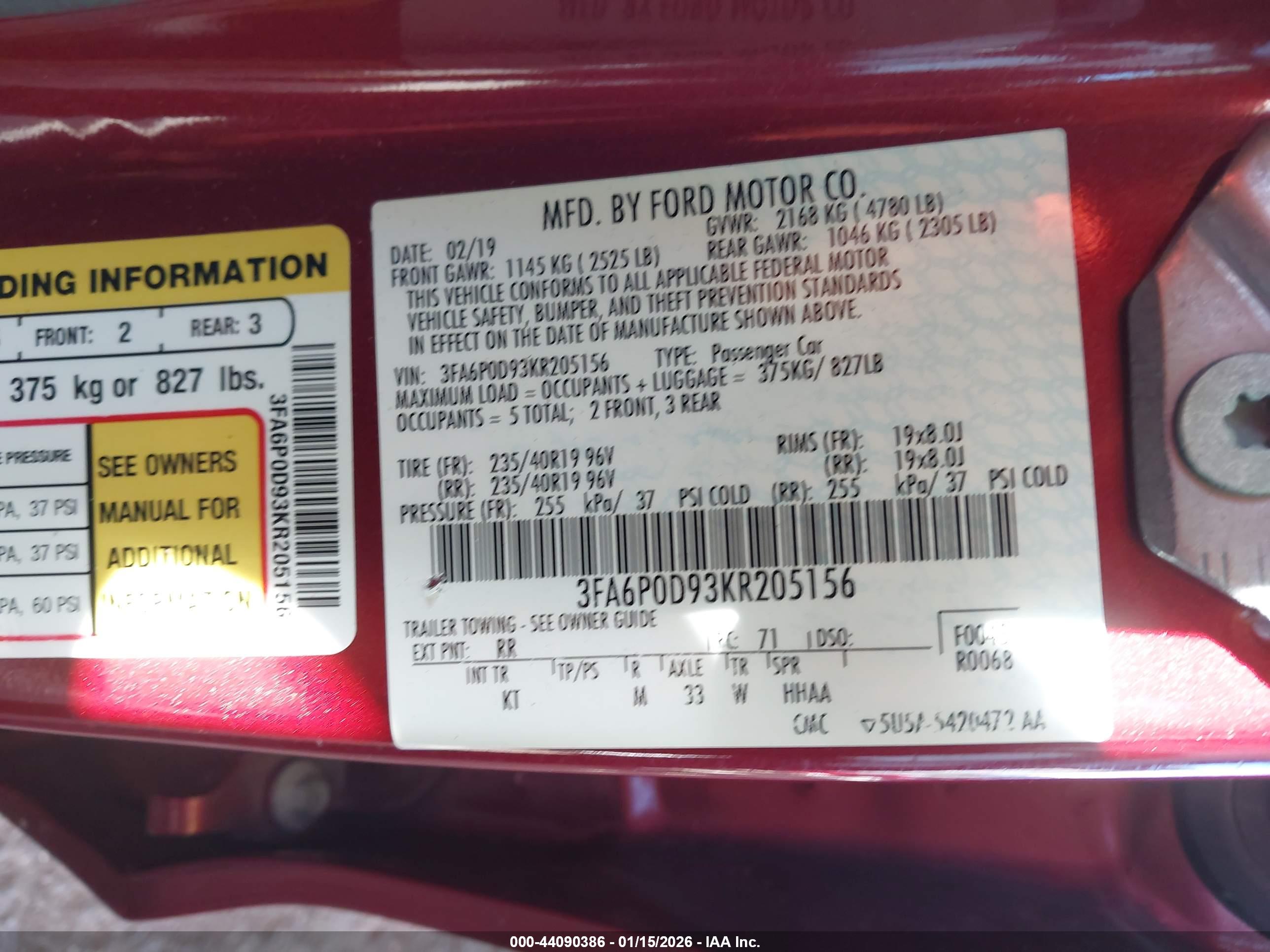 FORD FUSION image 9