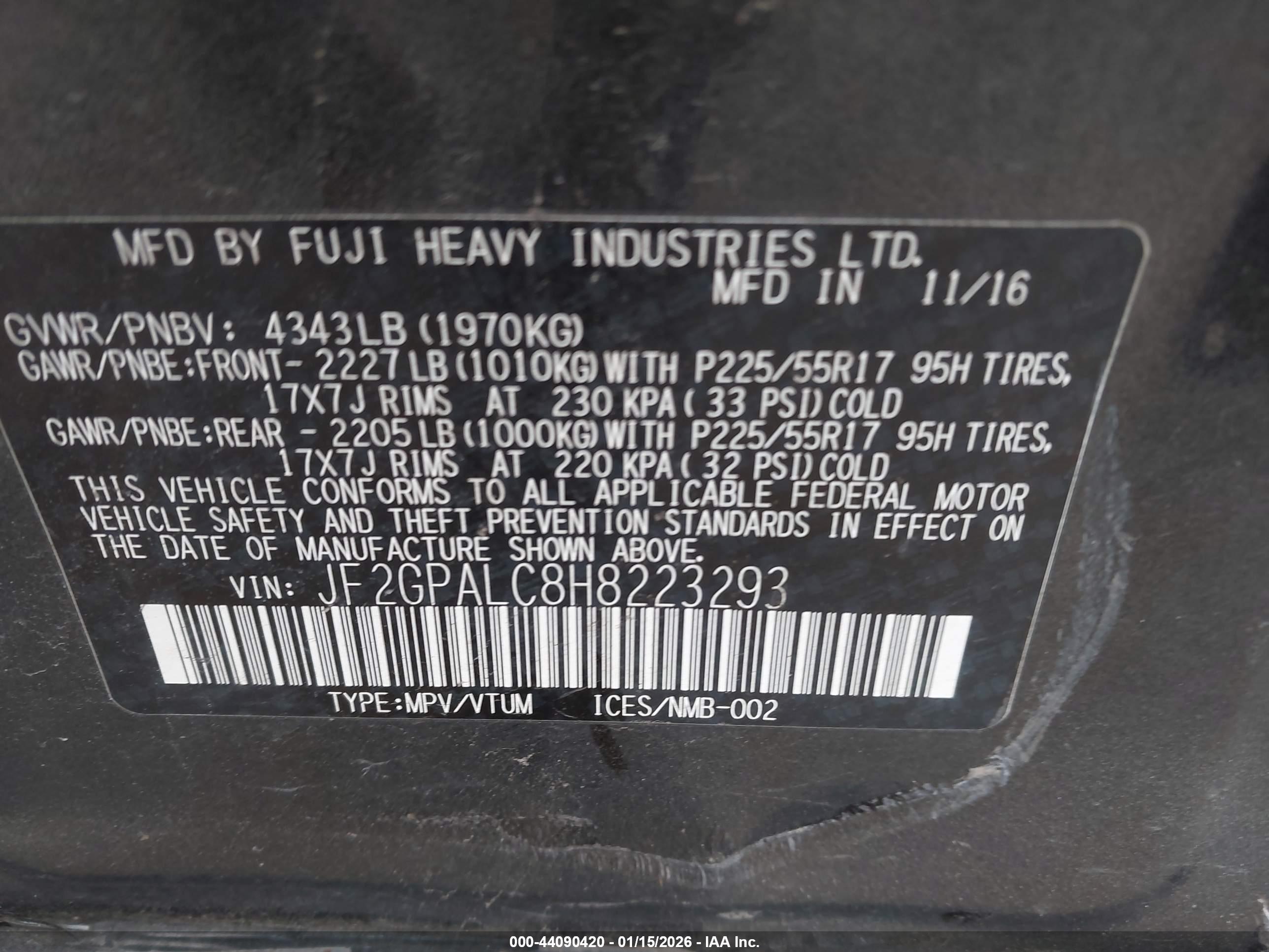 SUBARU CROSSTREK image 9
