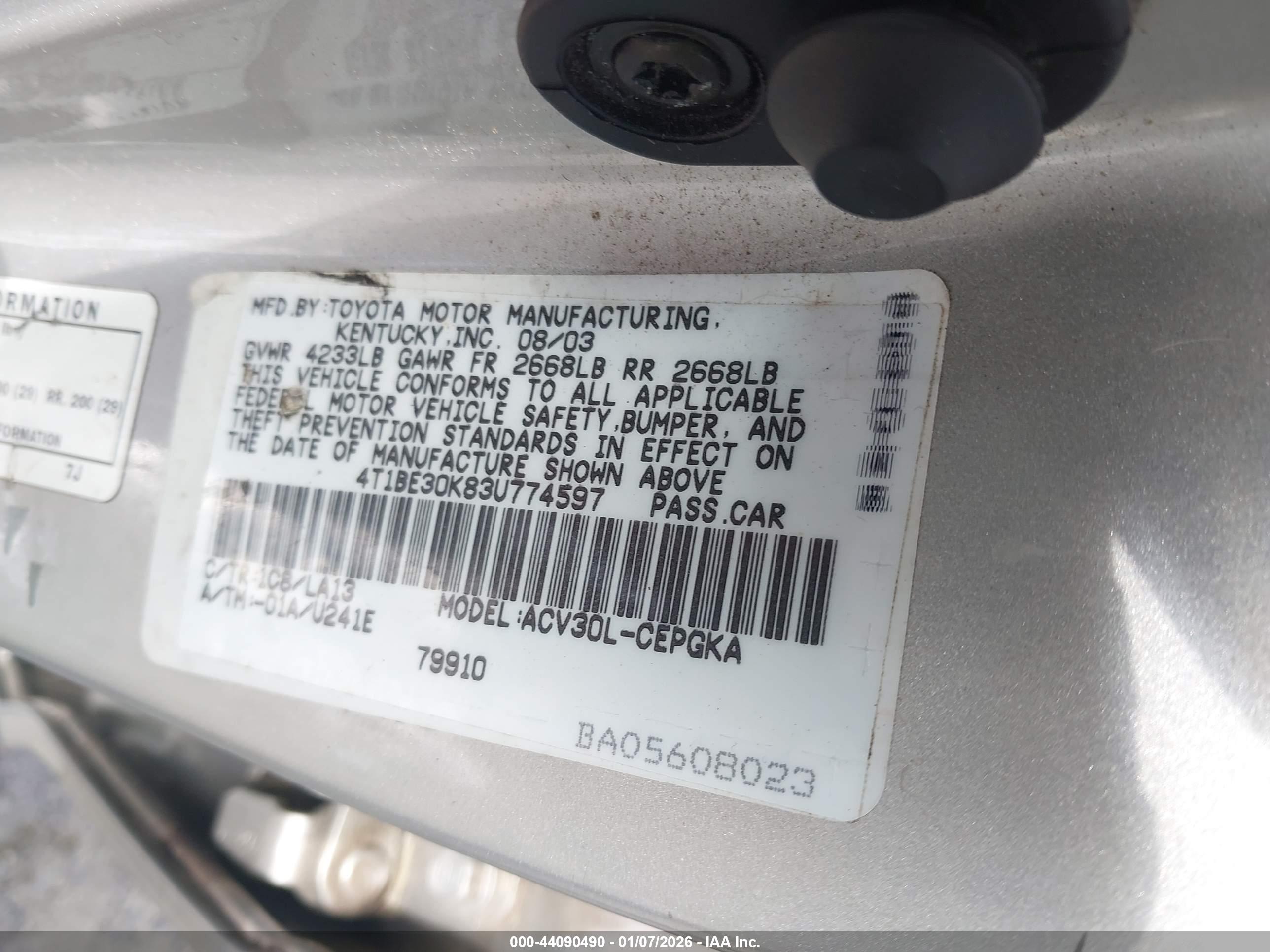 TOYOTA CAMRY image 9
