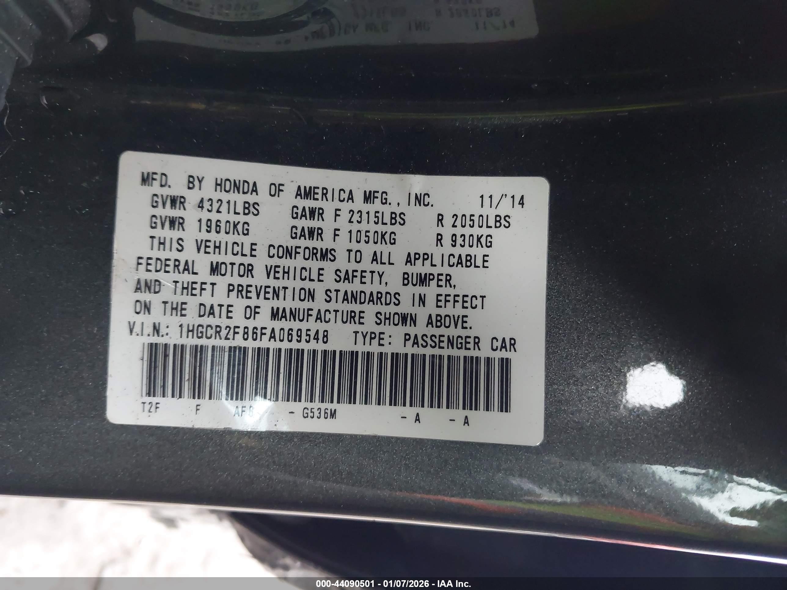 HONDA ACCORD image 9