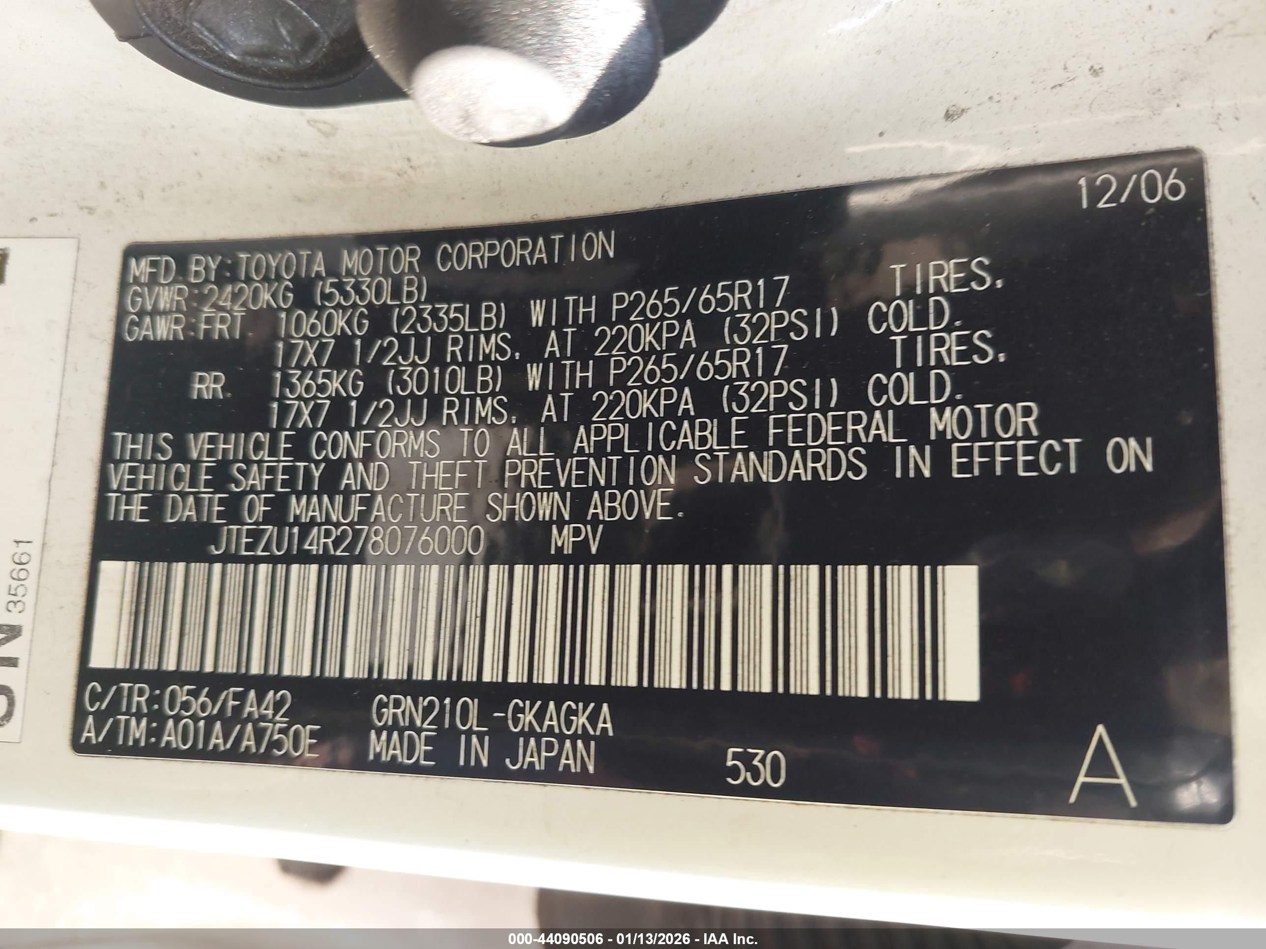TOYOTA 4RUNNER image 9