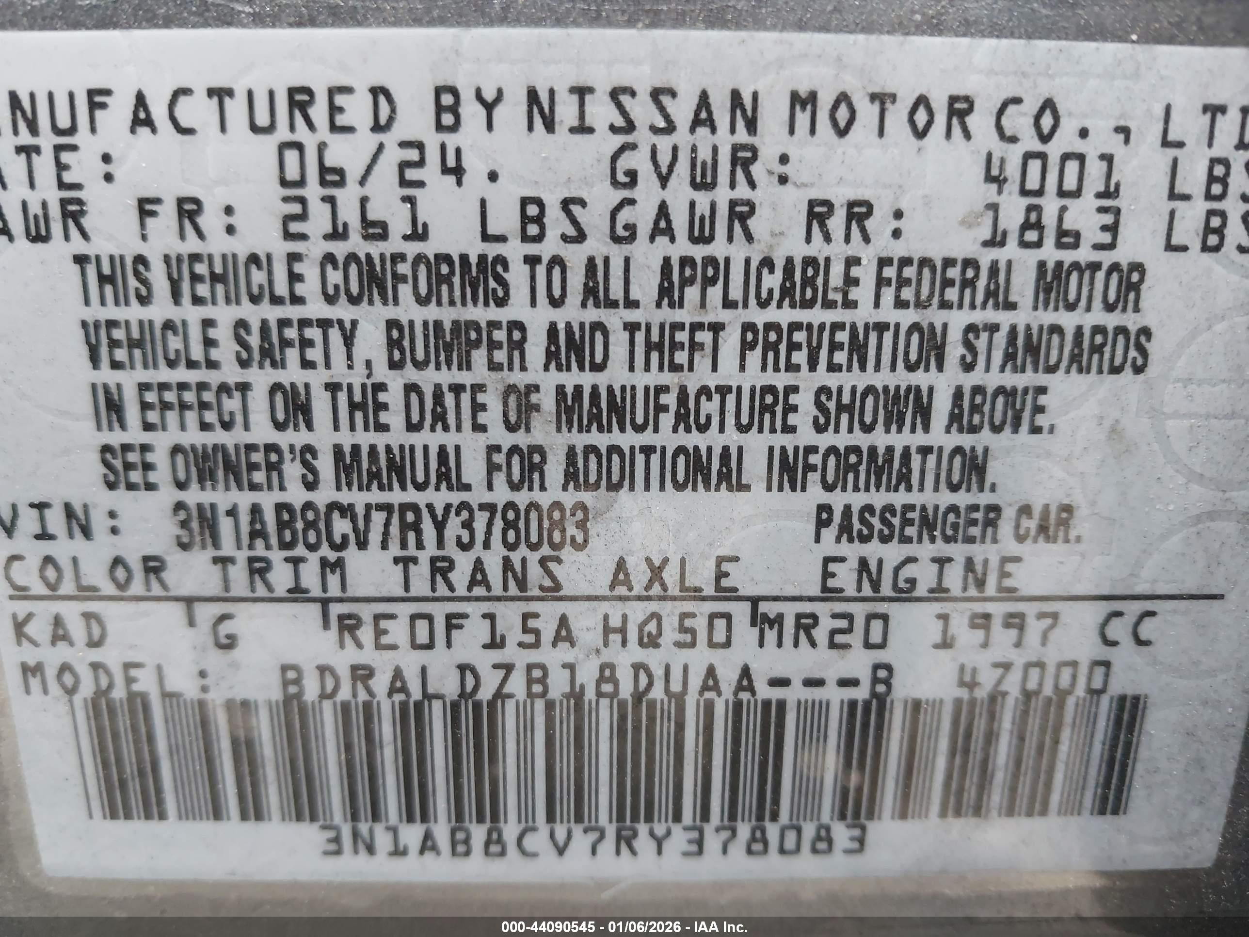 NISSAN SENTRA image 9