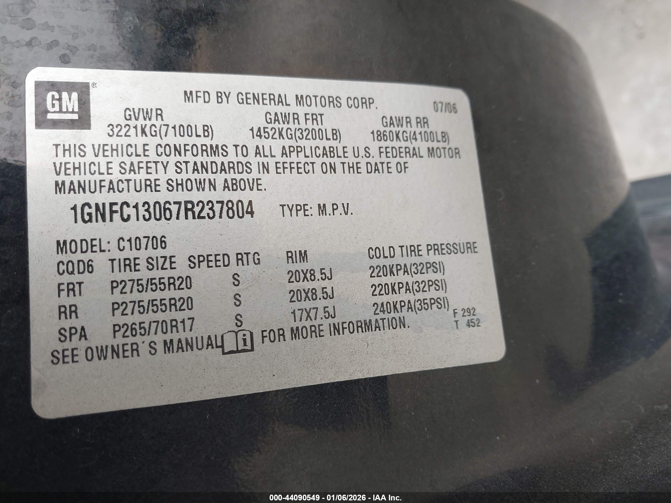 CHEVROLET TAHOE image 9