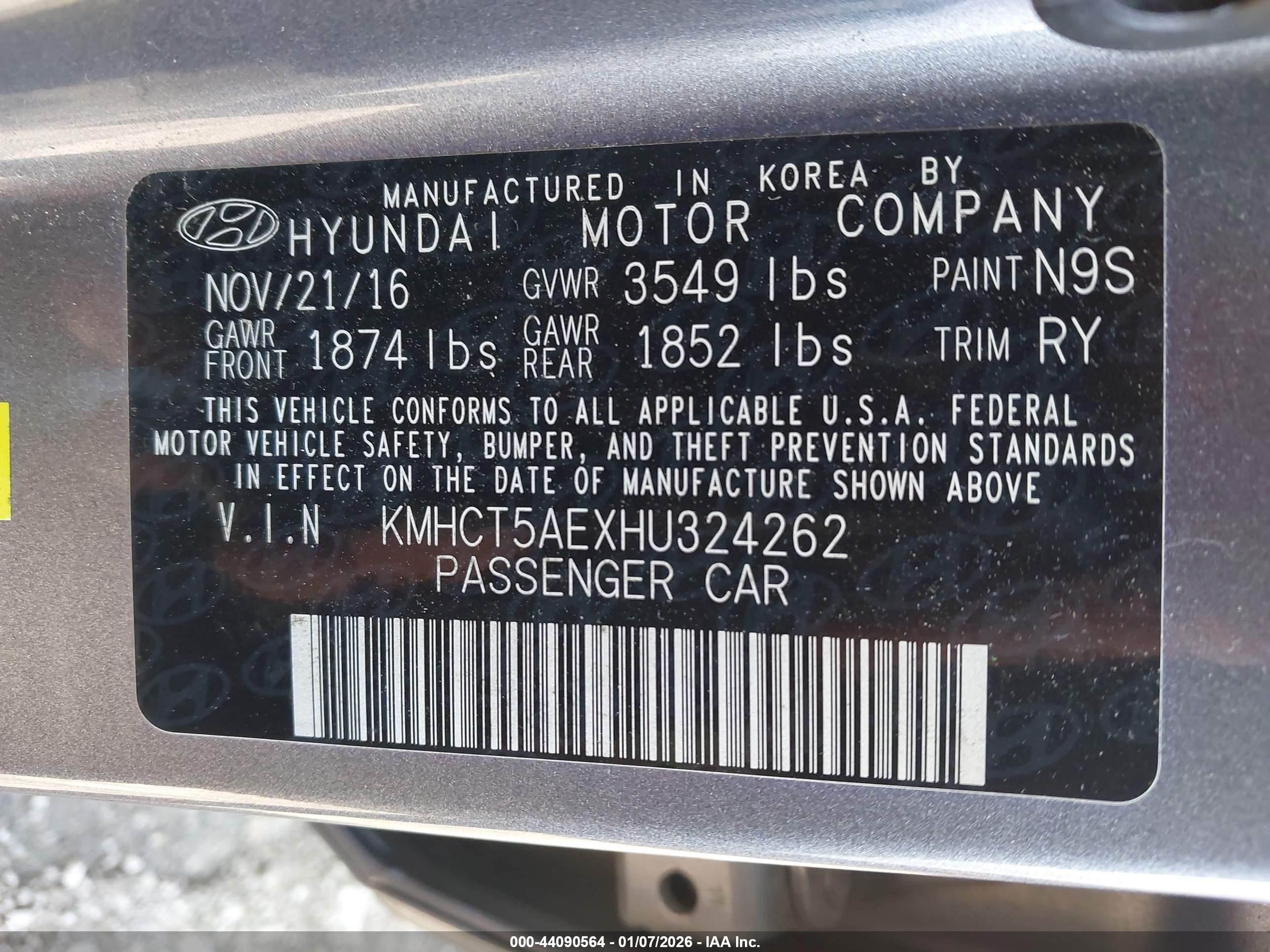 HYUNDAI ACCENT image 9