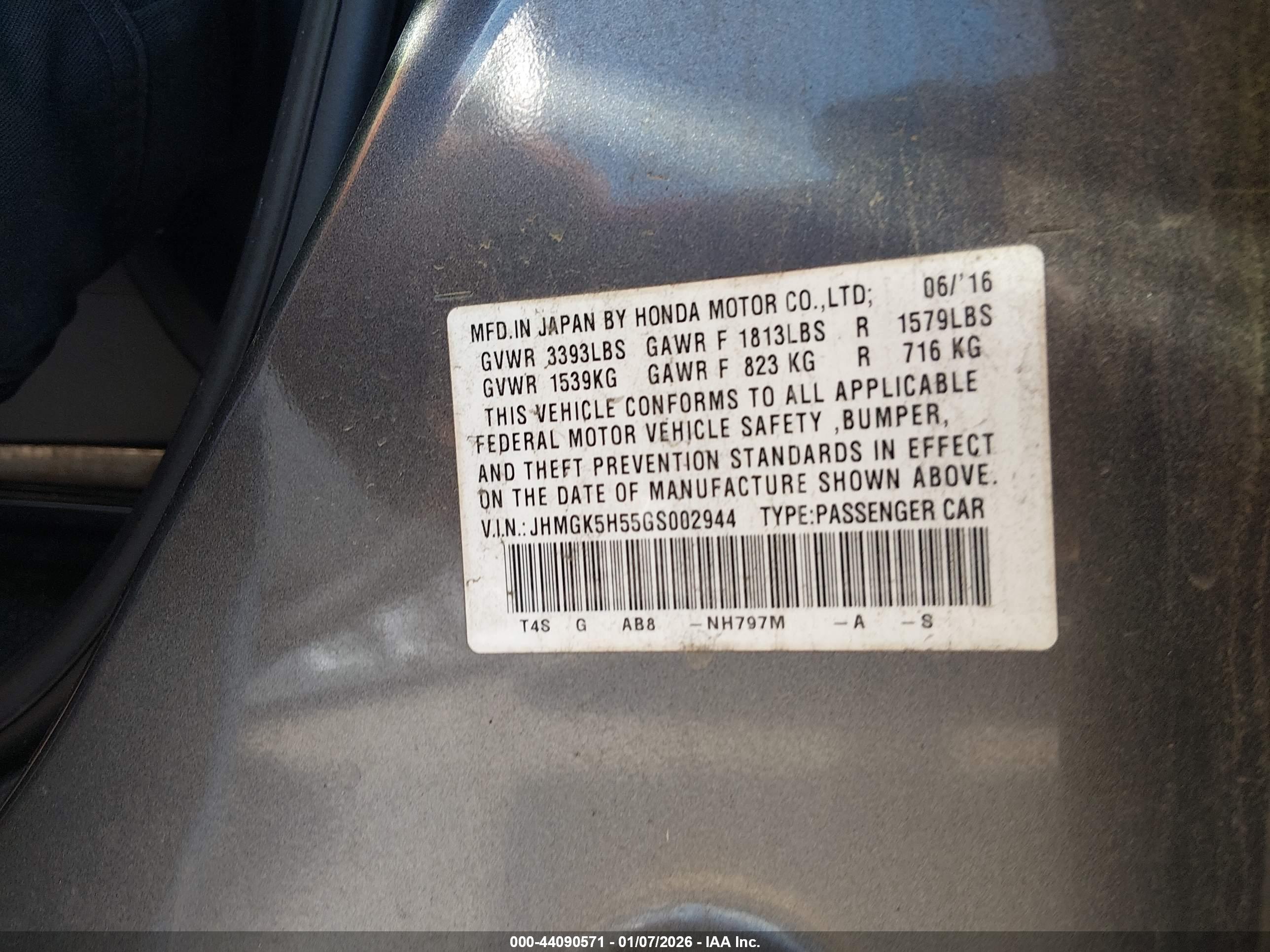 HONDA FIT image 9
