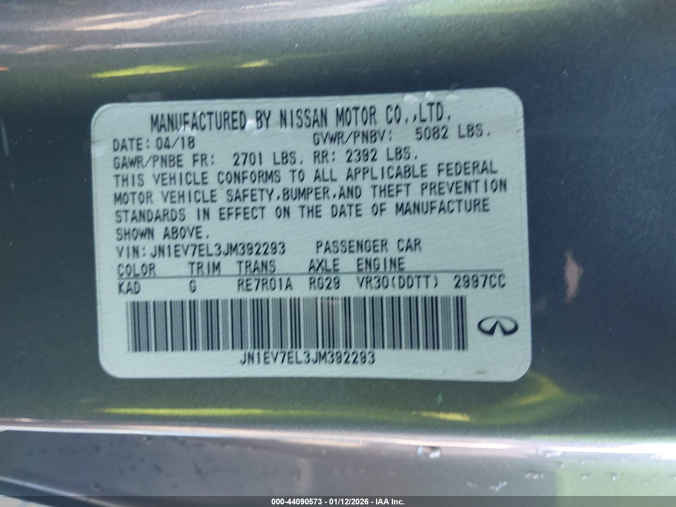 INFINITI Q60 image 9
