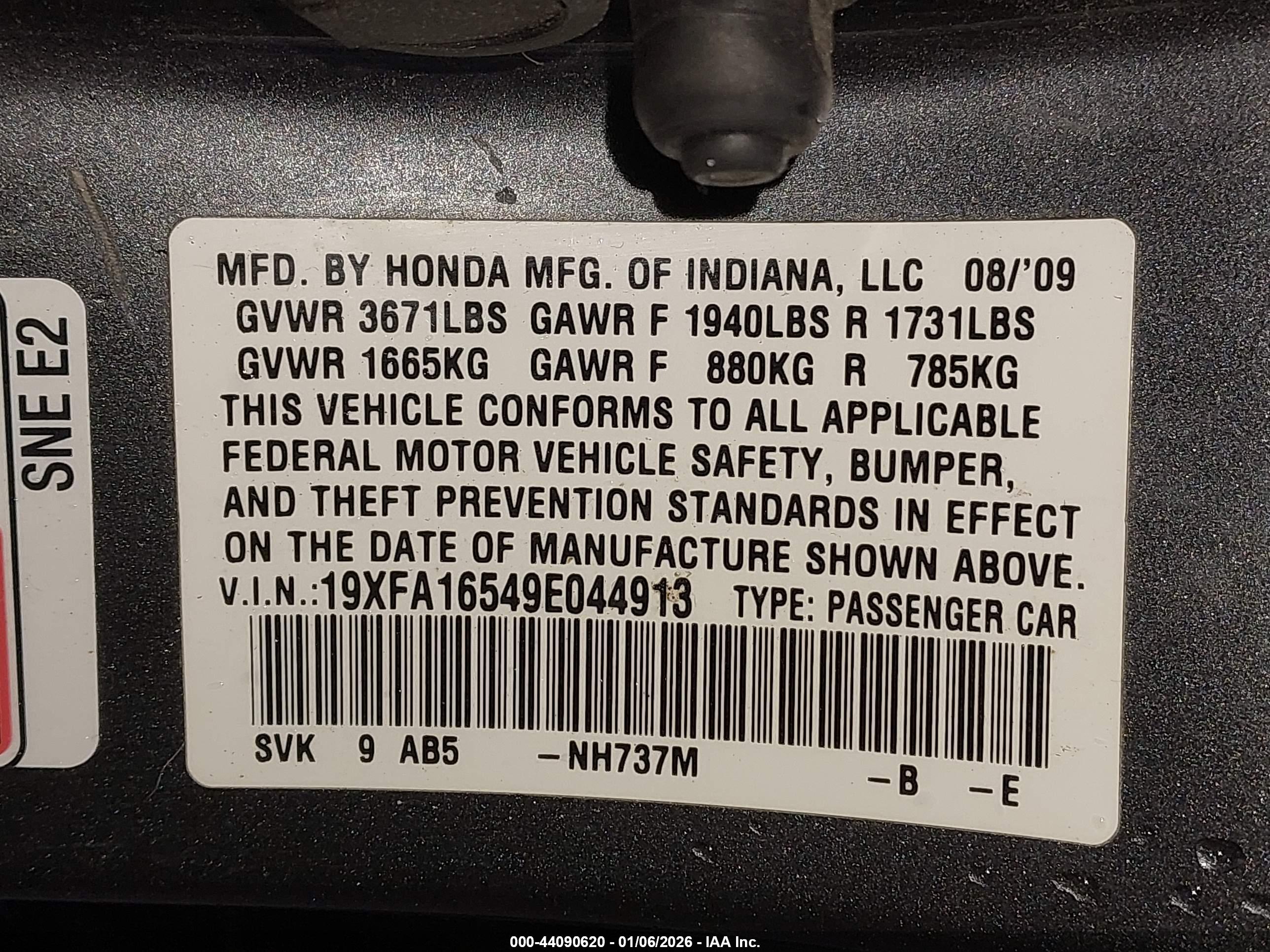HONDA CIVIC image 9