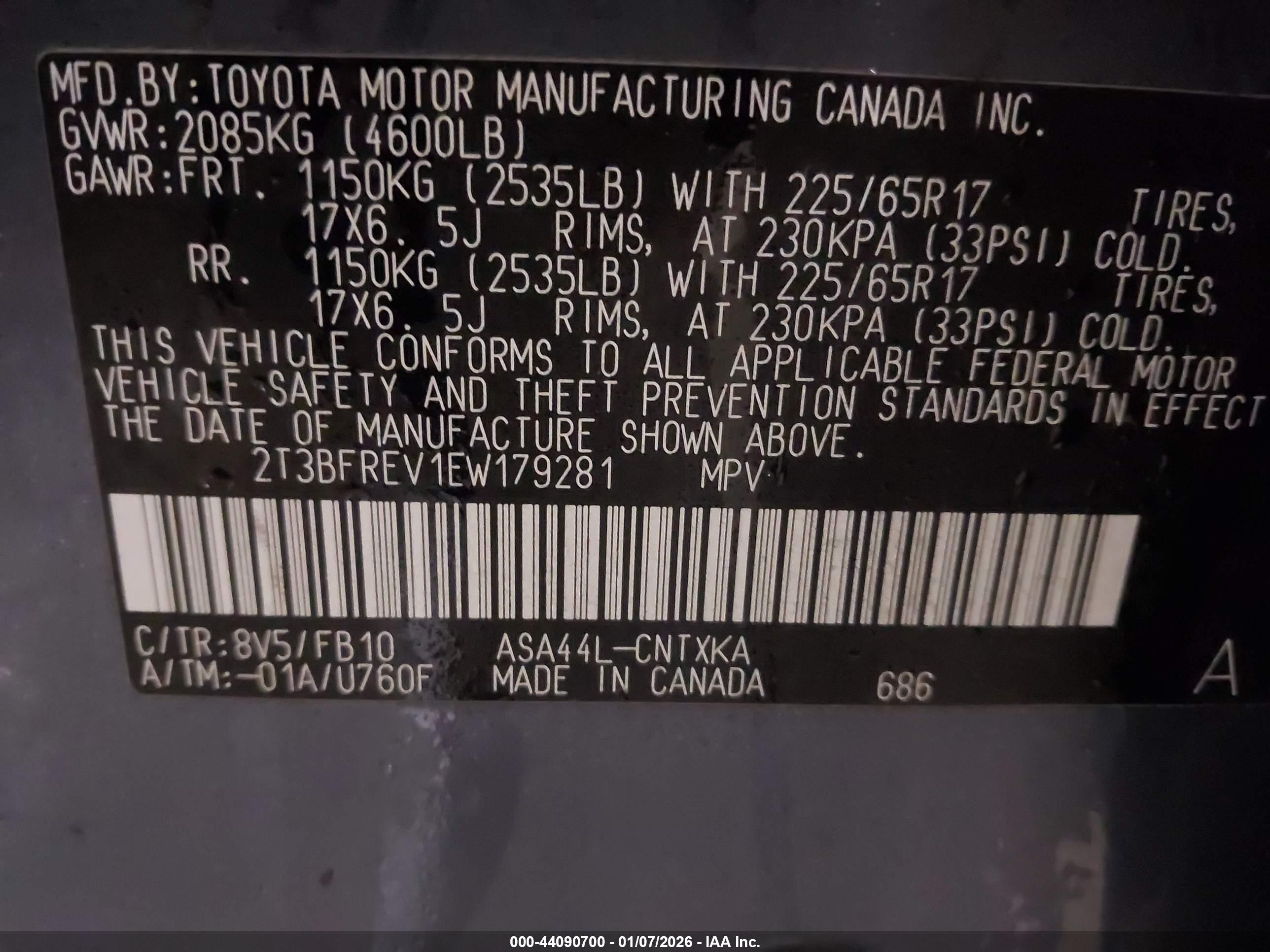 TOYOTA RAV4 image 9