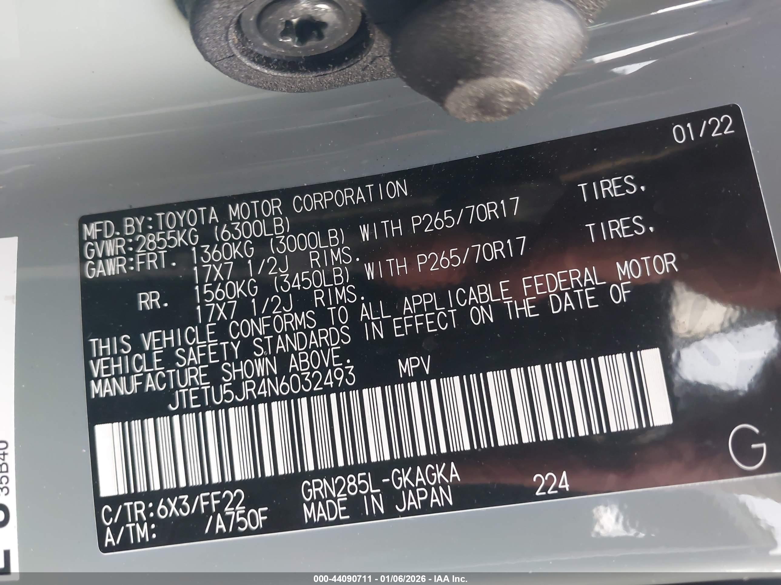 TOYOTA 4RUNNER image 9