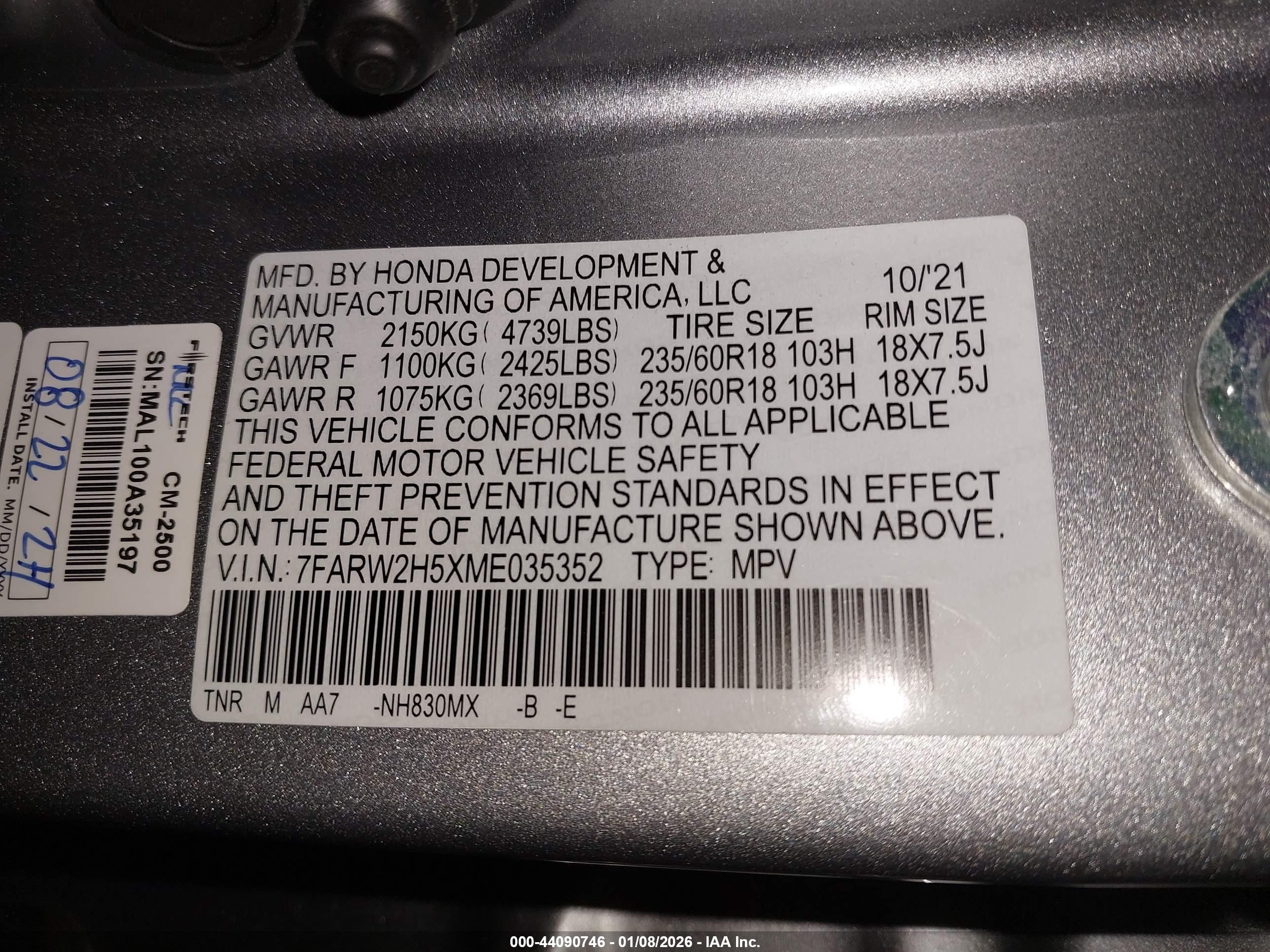 HONDA CR-V image 9