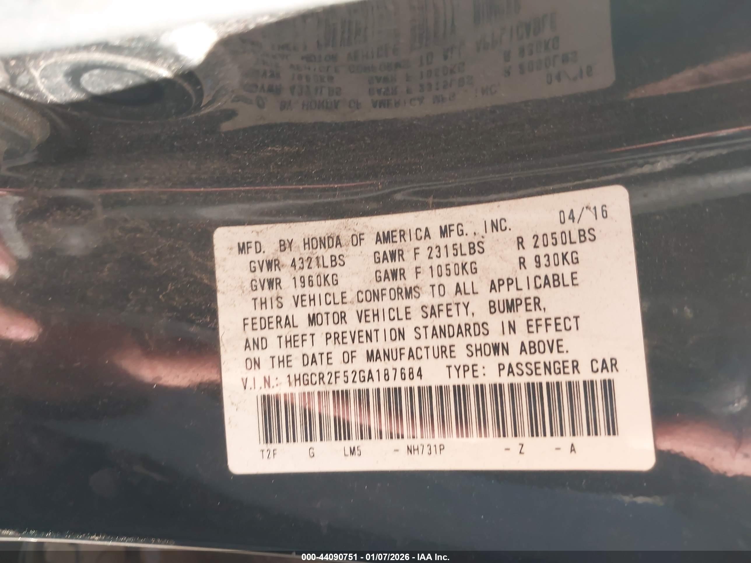 HONDA ACCORD image 9