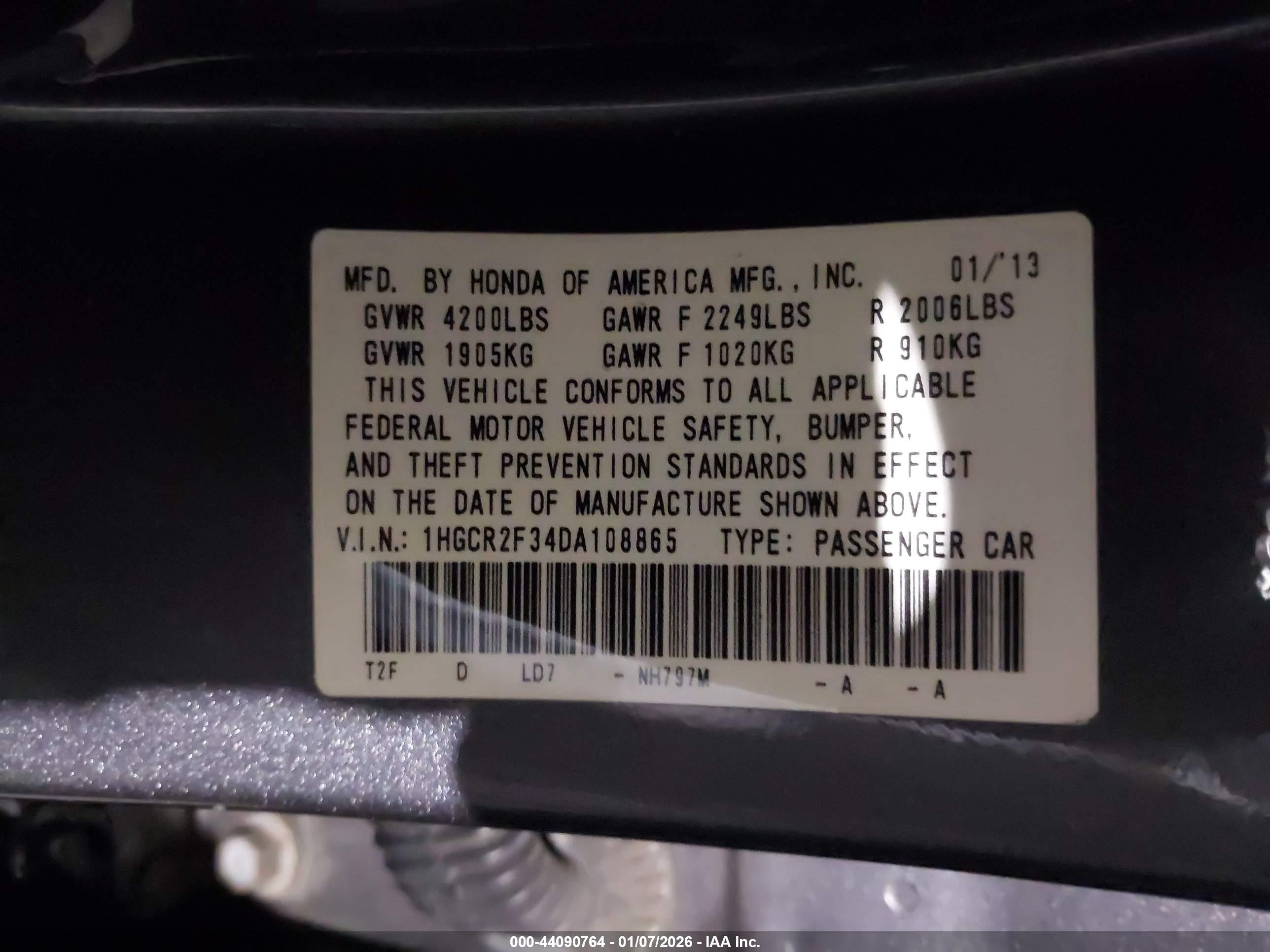 HONDA ACCORD image 9